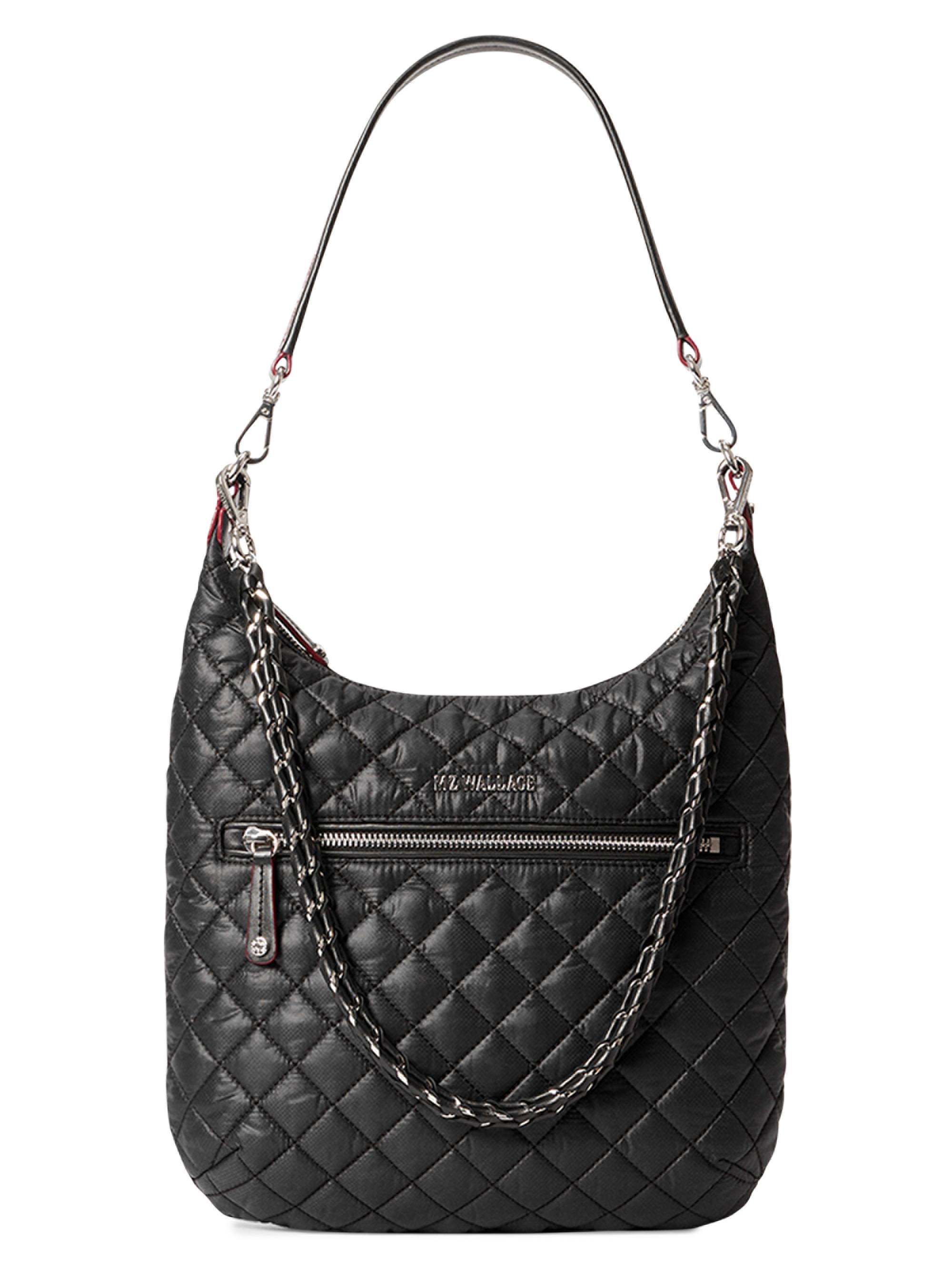 MZ Wallace Women's Crosby Sienna Quilted Shoulder Bag - Black