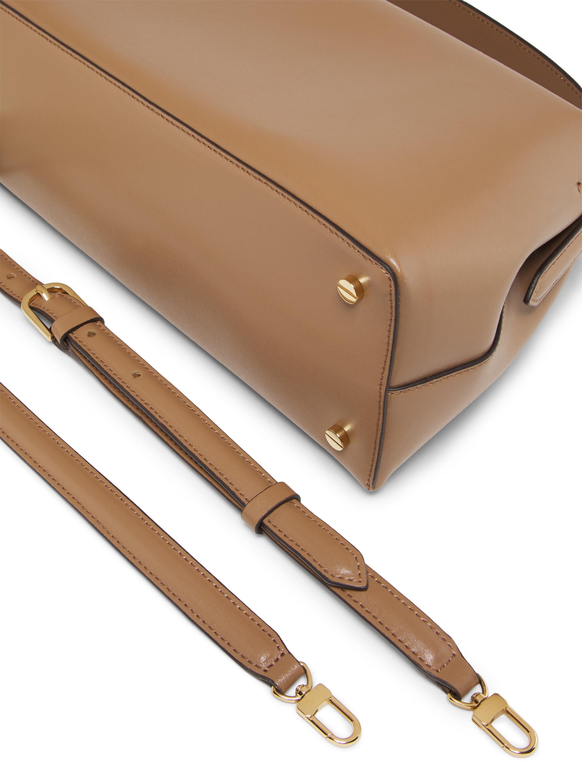 Toteme T-Lock Leather Top Handle Bag | Saks Fifth Avenue