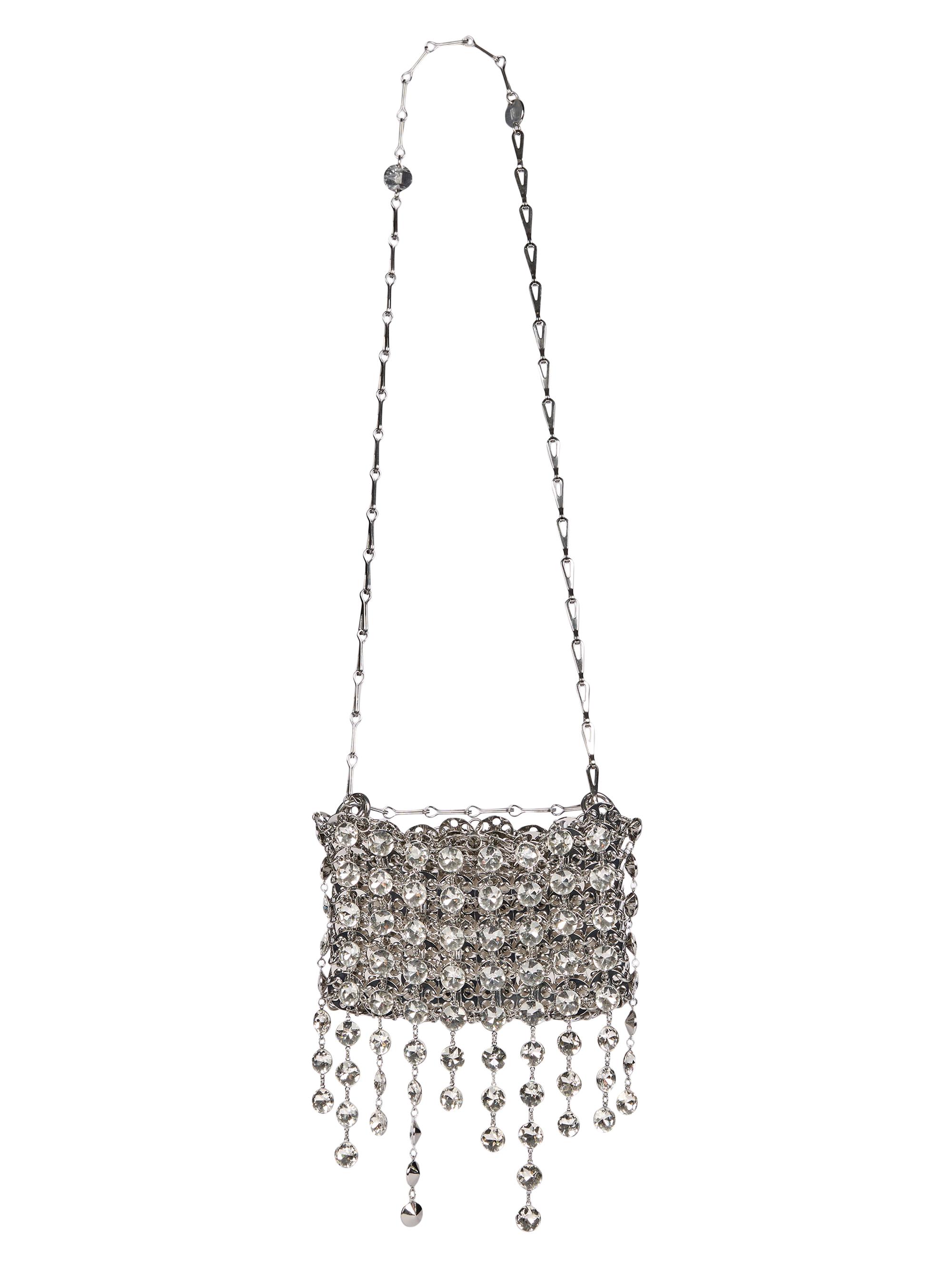 Rabanne Women's 1969 Nano Embellished Shoulder Bag - Silver