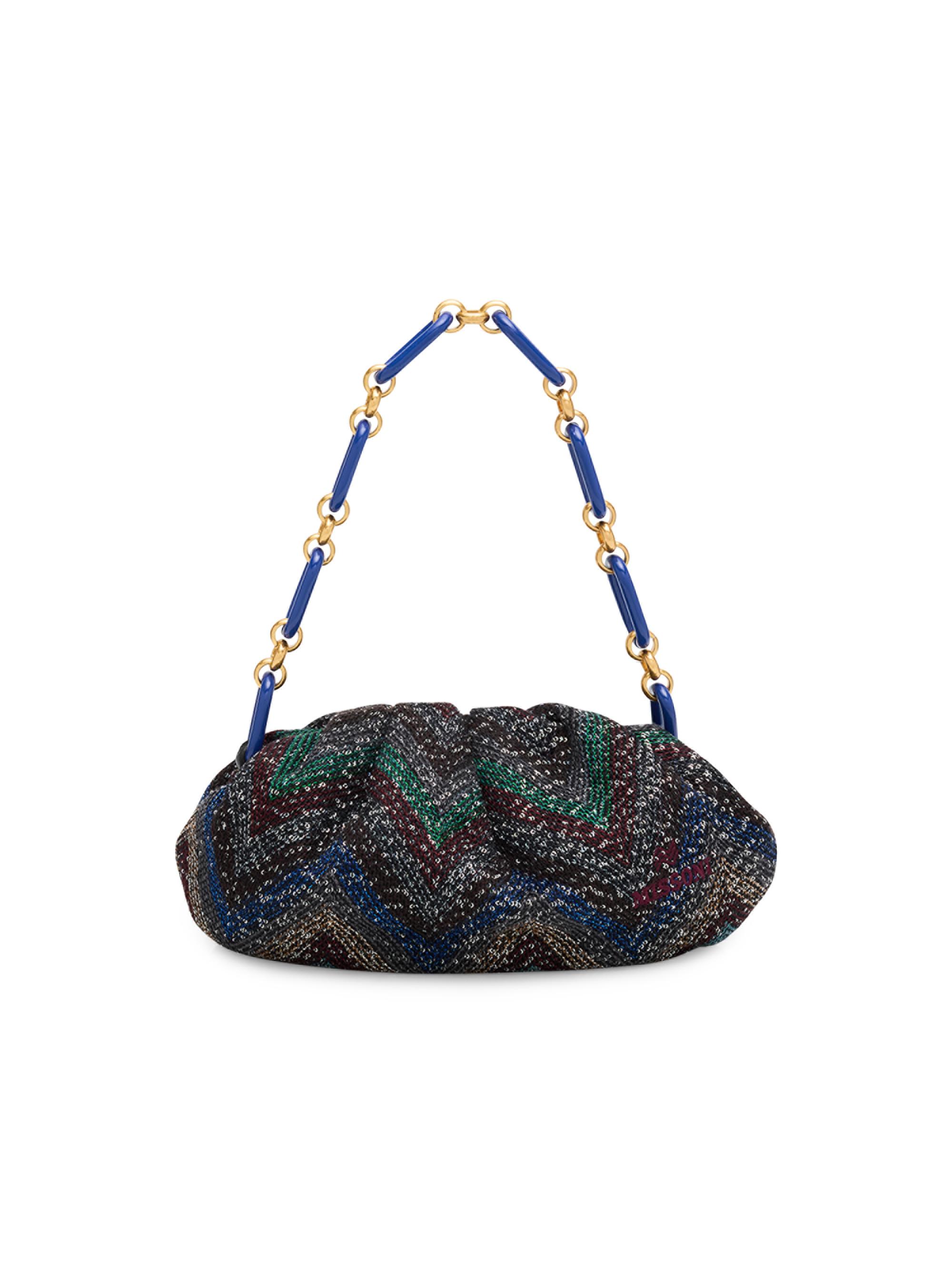 Missoni Small Sequined Chevron Cotton Shoulder Bag | Saks Fifth Avenue