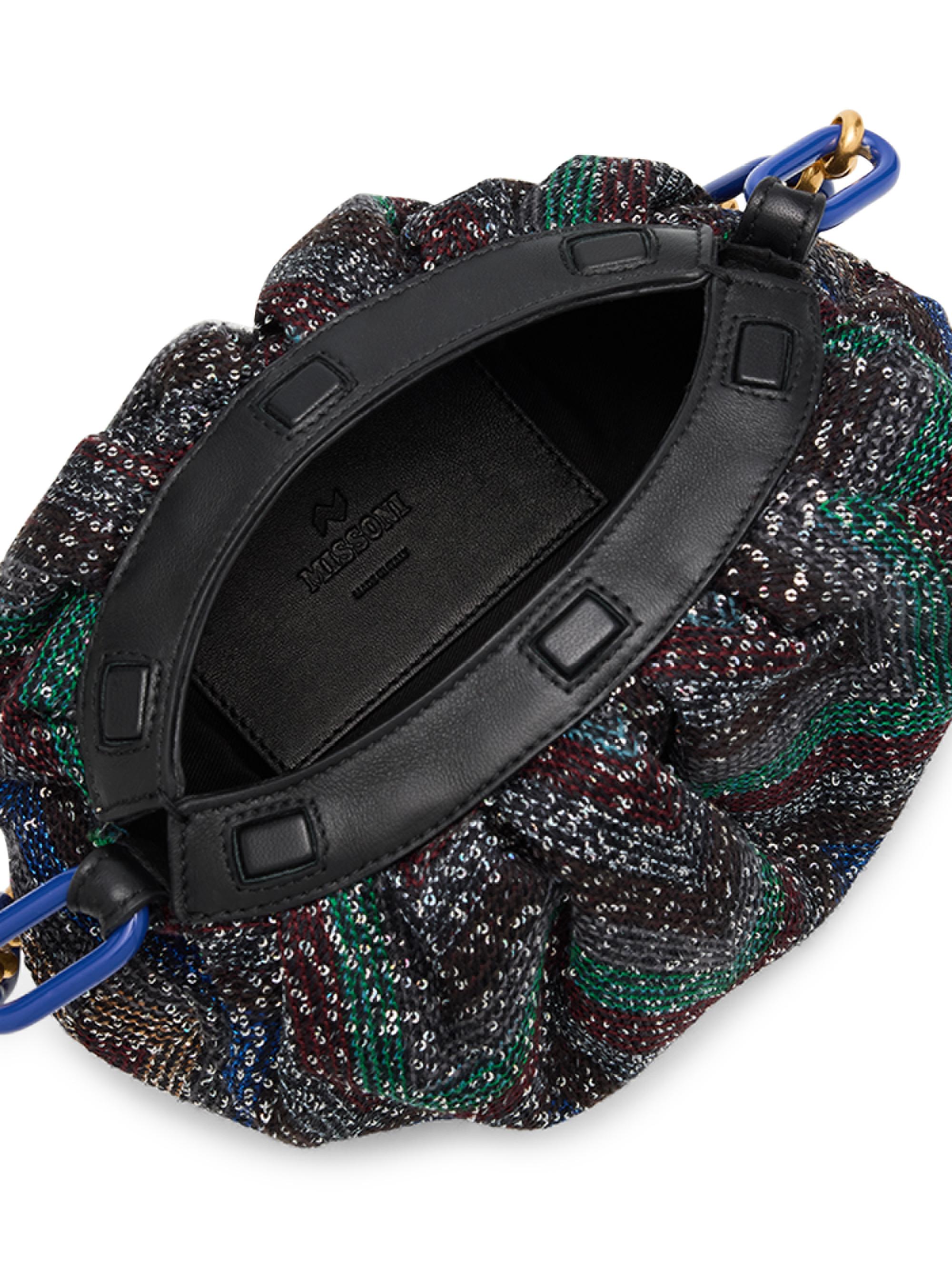 Missoni Small Sequined Chevron Cotton Shoulder Bag | Saks Fifth Avenue