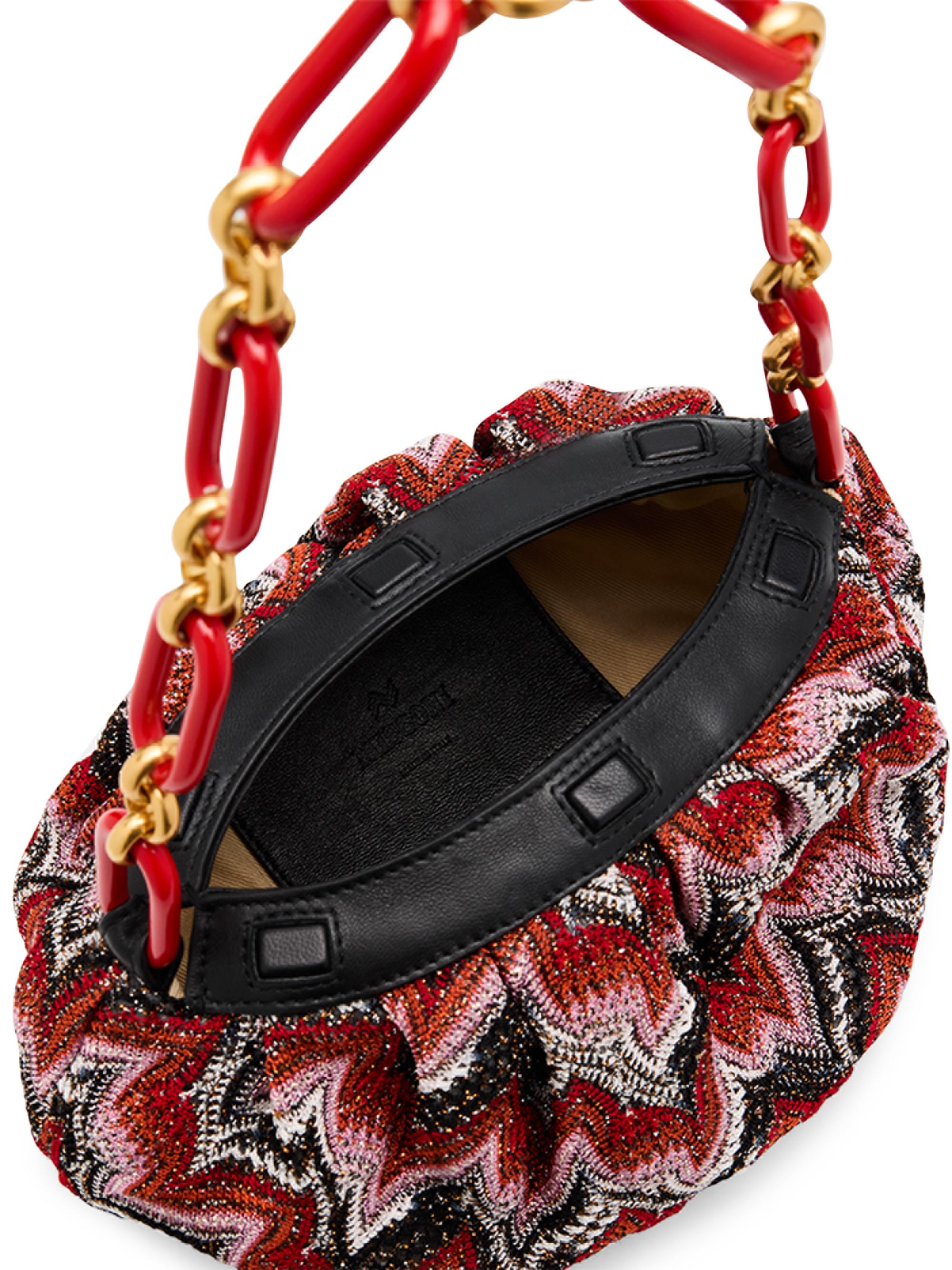 Small Zigzag Cotton Pouch