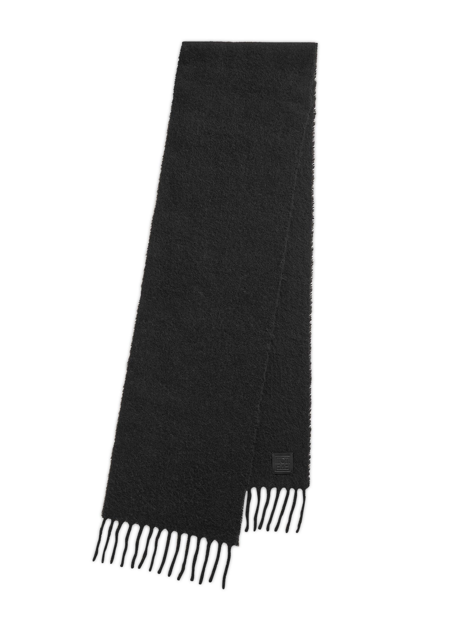 Toteme Women's Teddy Wool-Blend Scarf - Black