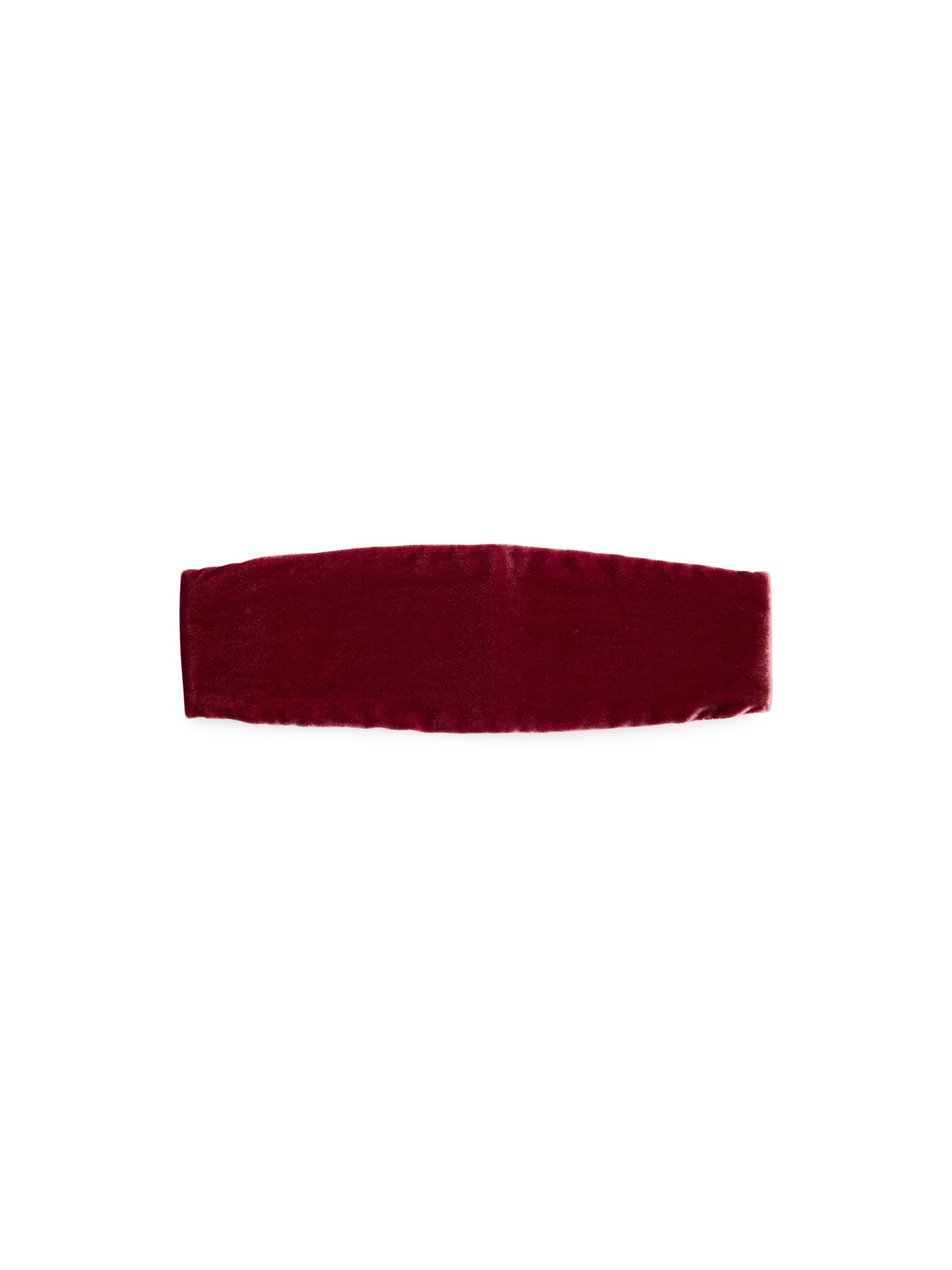 Lelet NY Women's Heloise Velvet Wrap Headband - Dark Red