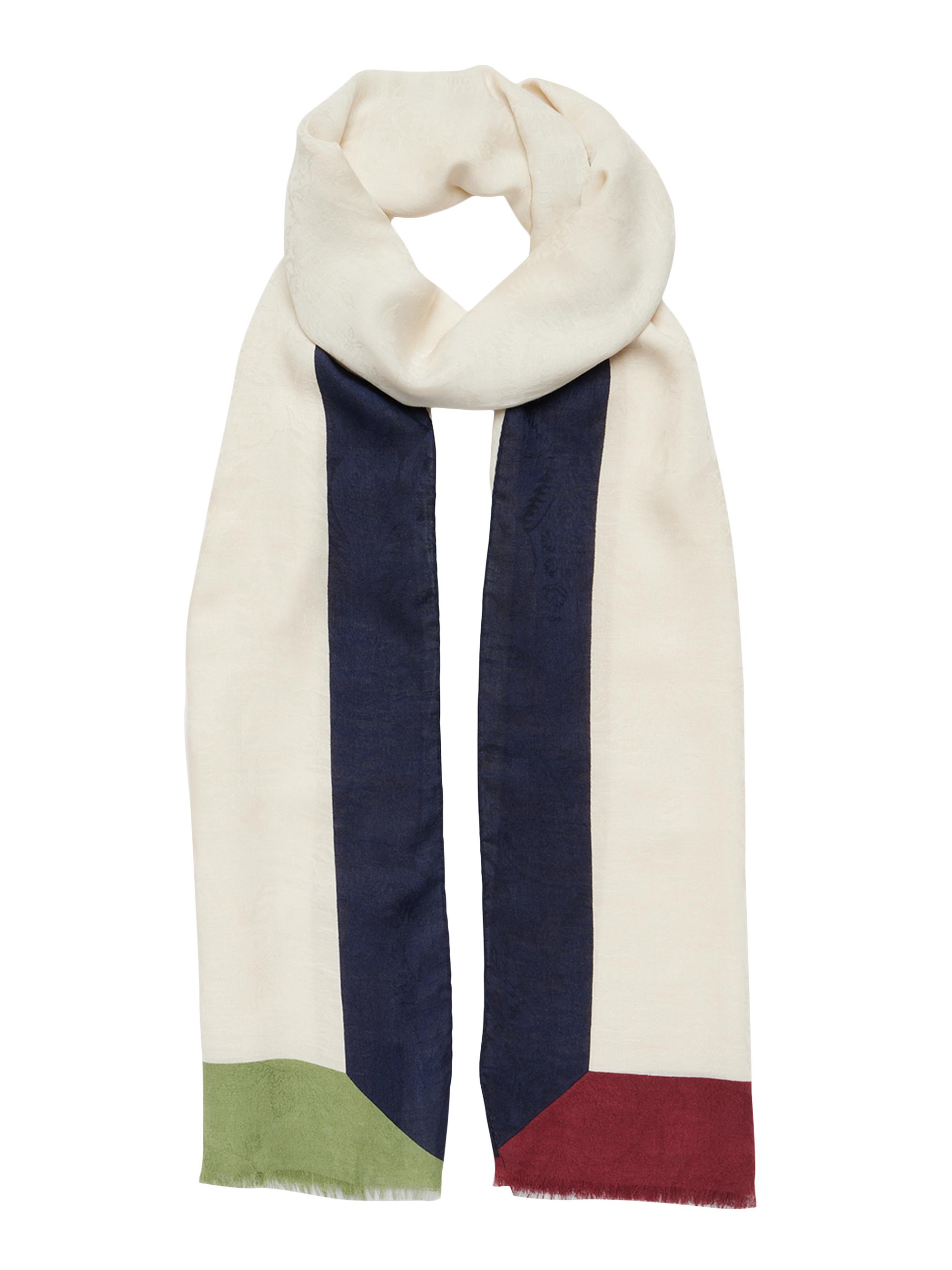 Etro Women's Bohemian Jacquard Cashmere-Blend Scarf - Beige