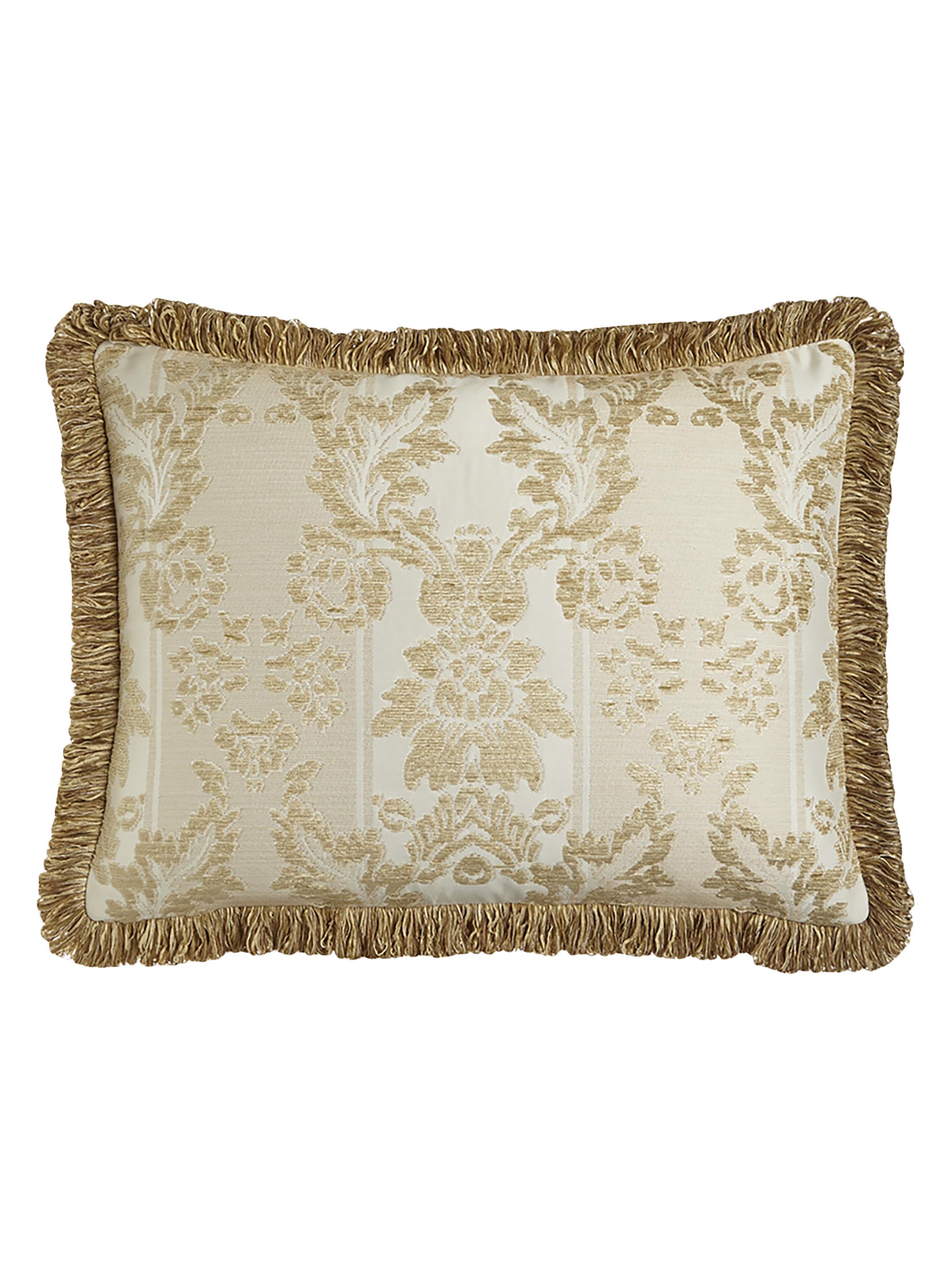 Austin Horn Antoinette King Chenille Sham with Loop Fringe - Beige King
