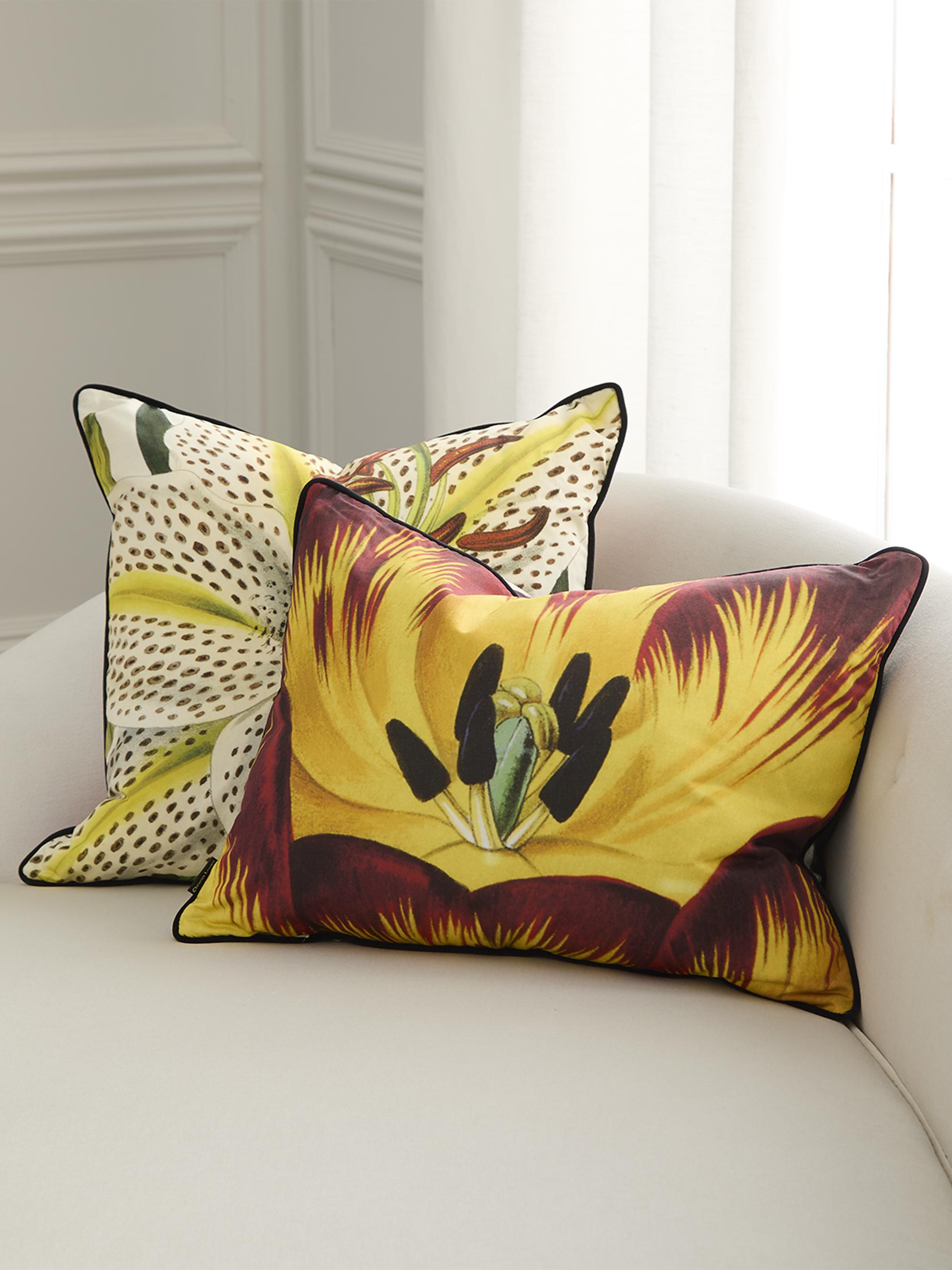Christian Lacroix Flowered Decorative Pillow