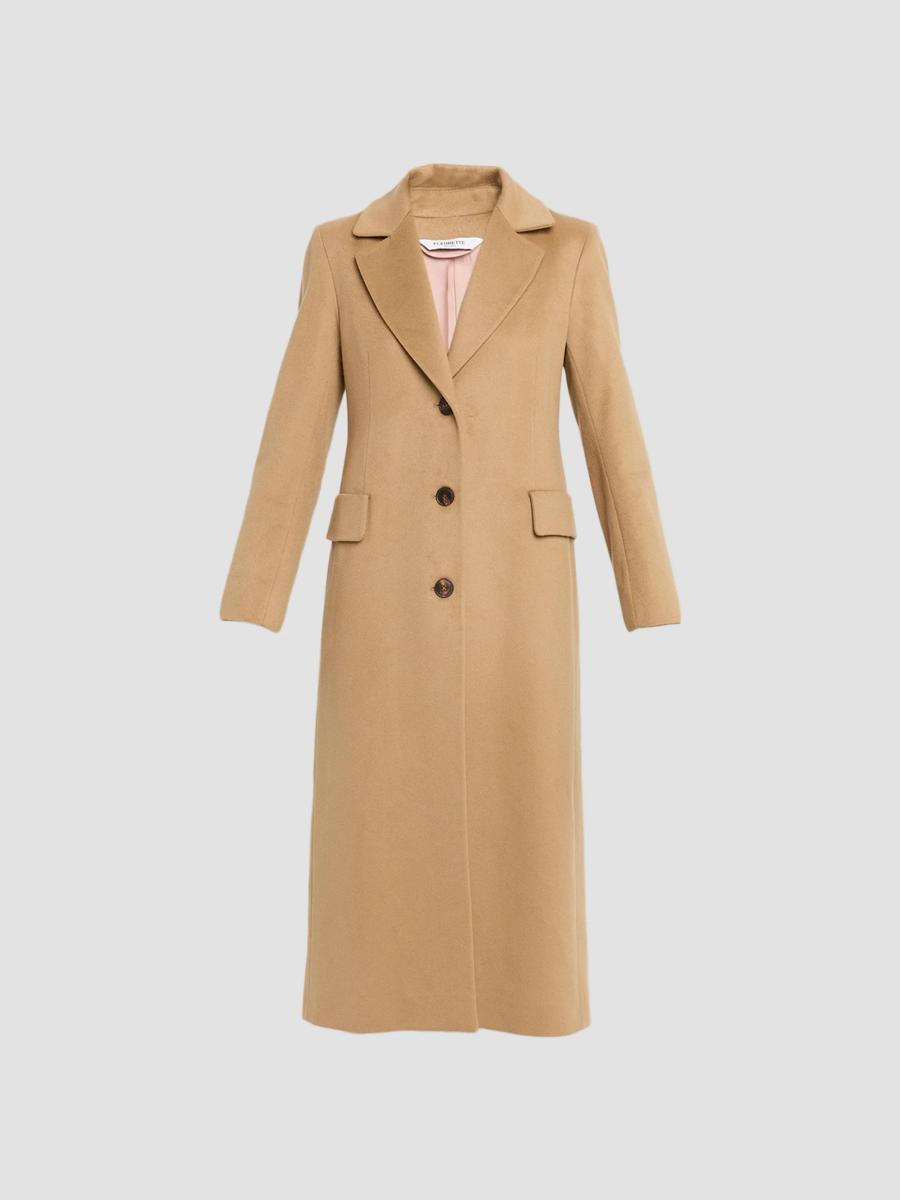 Fleurette Women's Mia Cashmere Maxi Coat In Camel