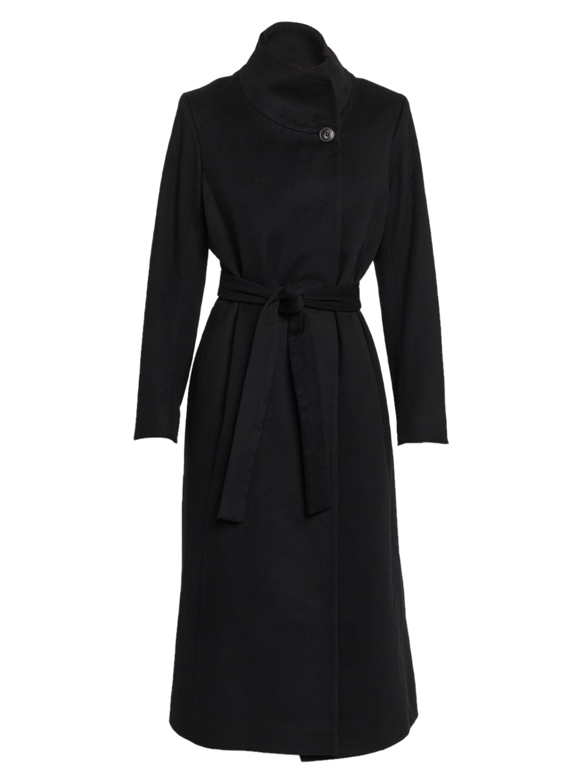 Fleurette Women's Rhea Wool Maxi Coat - Black