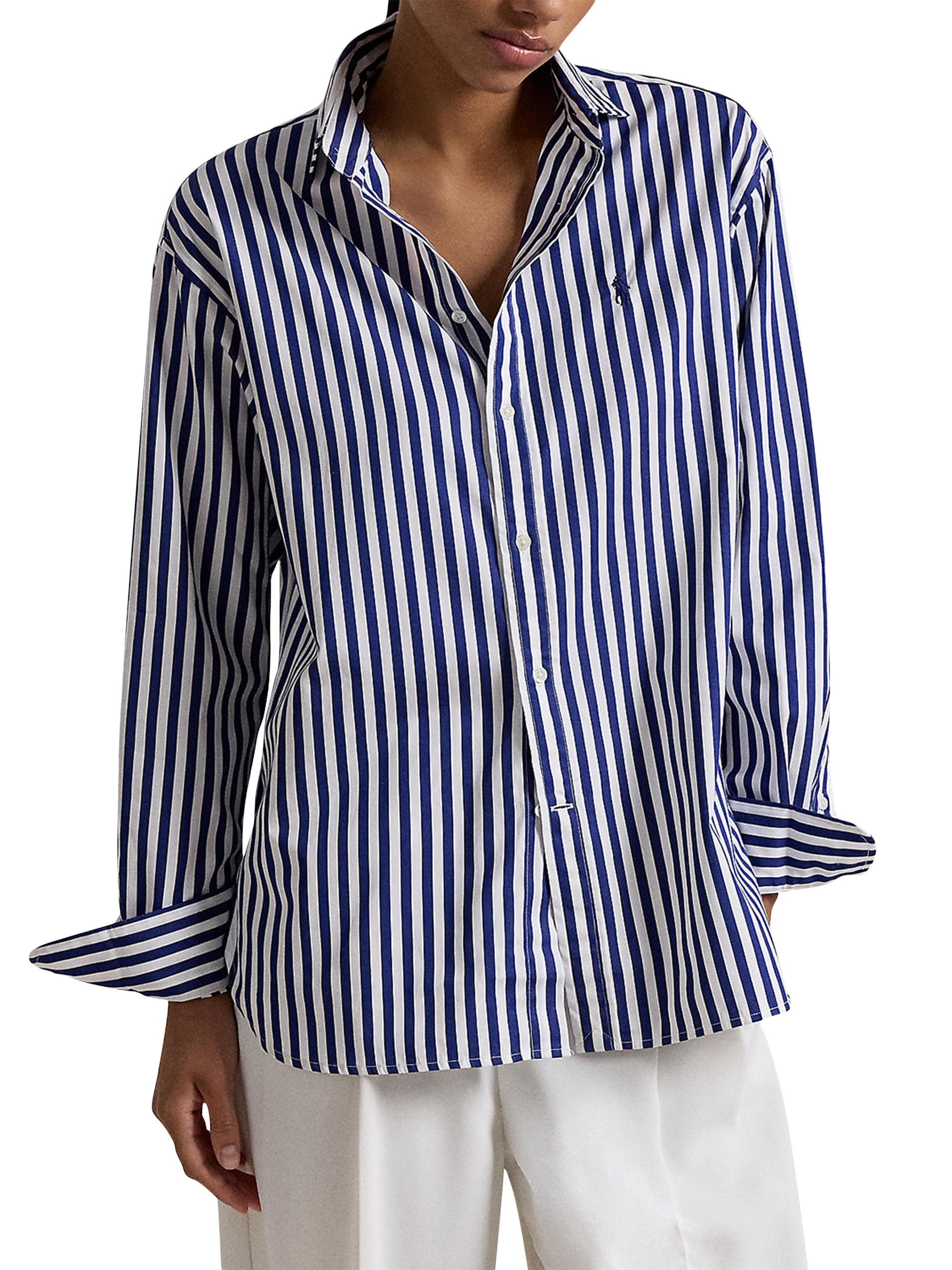 トップス RRL denim shirt stripe ralph lauren Oversize Long Denim Shirt | Ralph Lauren