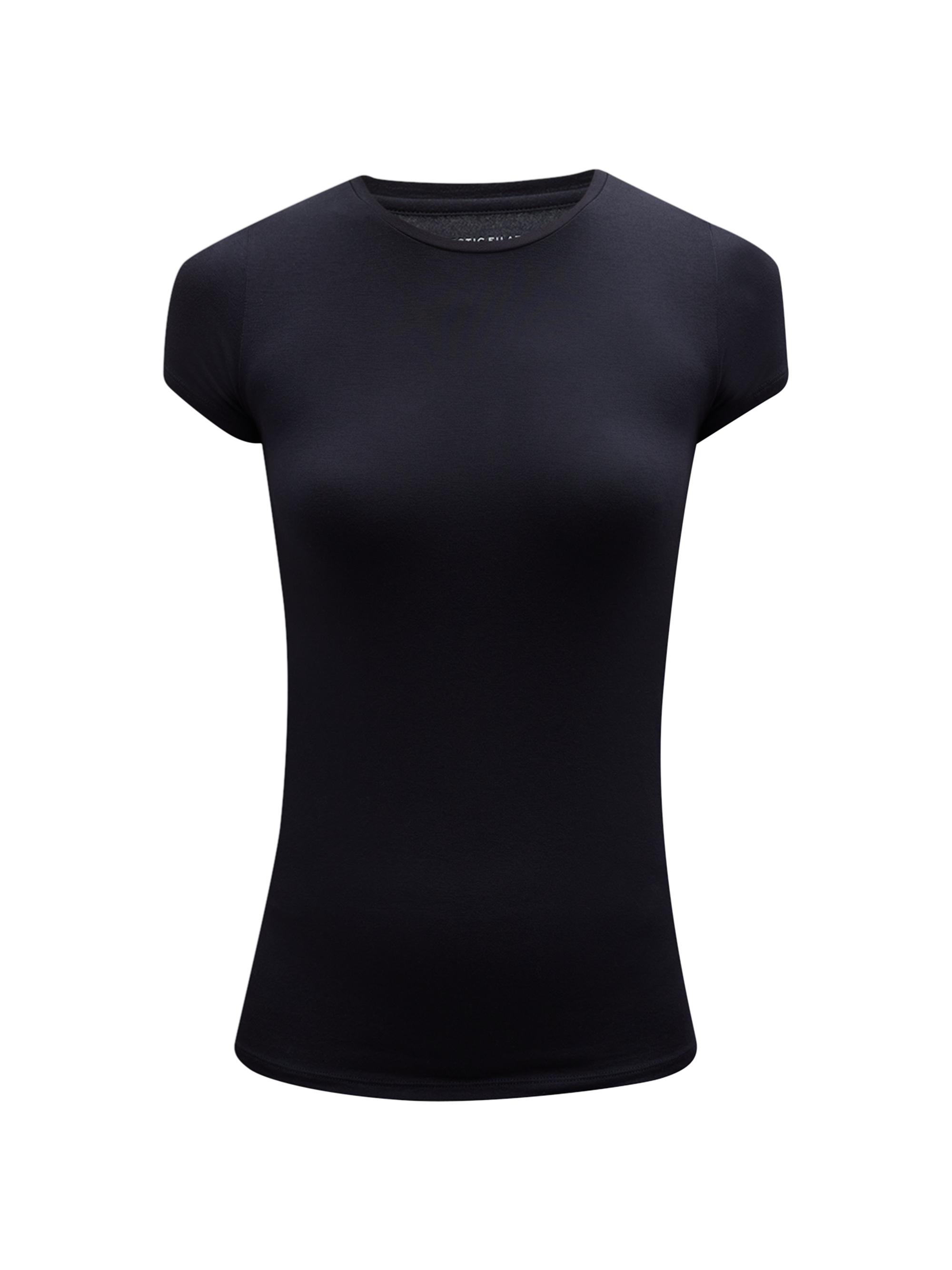 Majestic Filatures Women's Soft Touch Crewneck T-Shirt - Navy