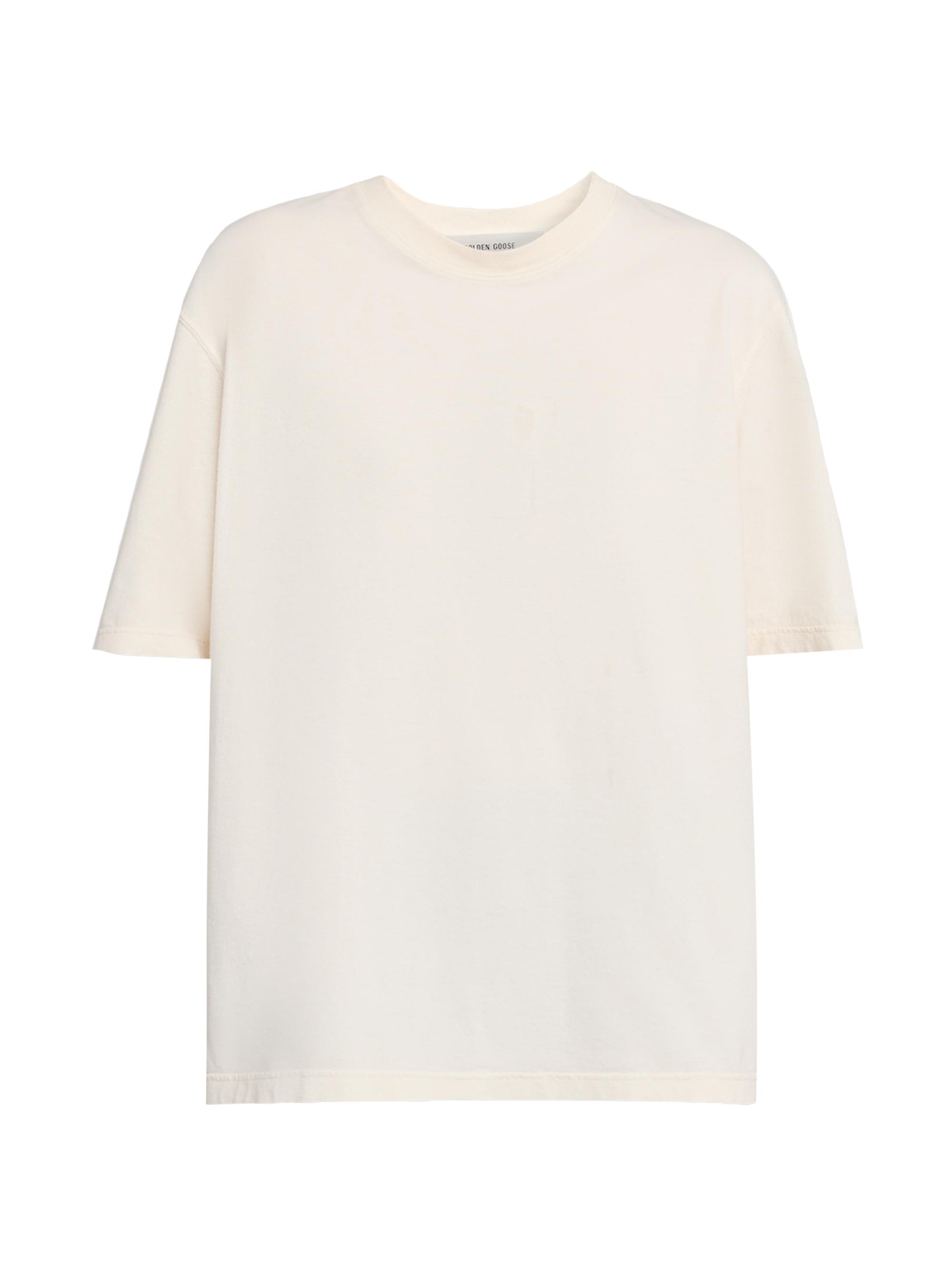 Golden Goose Women's Reverse-Logo Oversized T-Shirt - White
