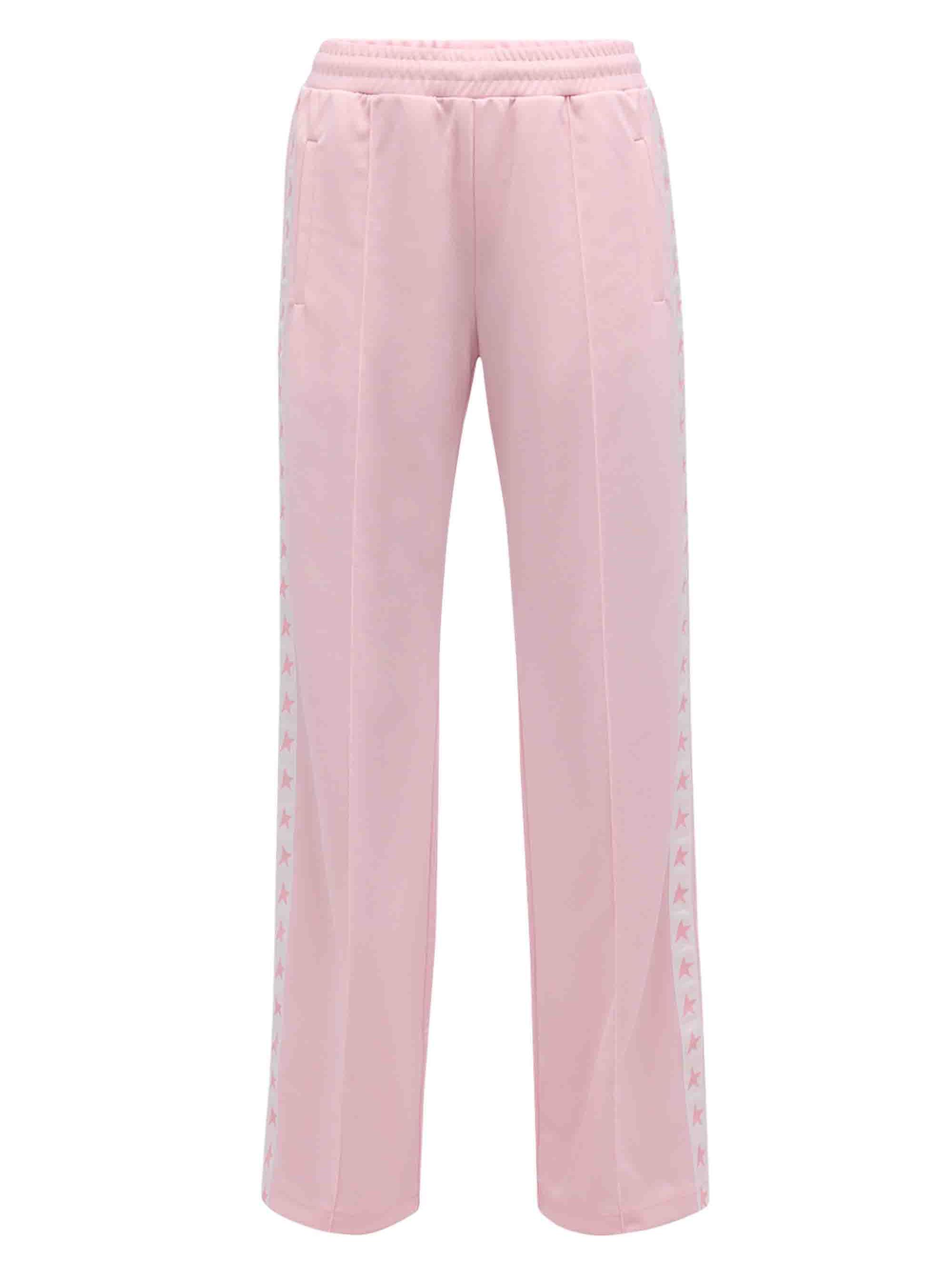 Golden Goose Women's Star Collection Wide-Leg Track Pants - Pale Pink