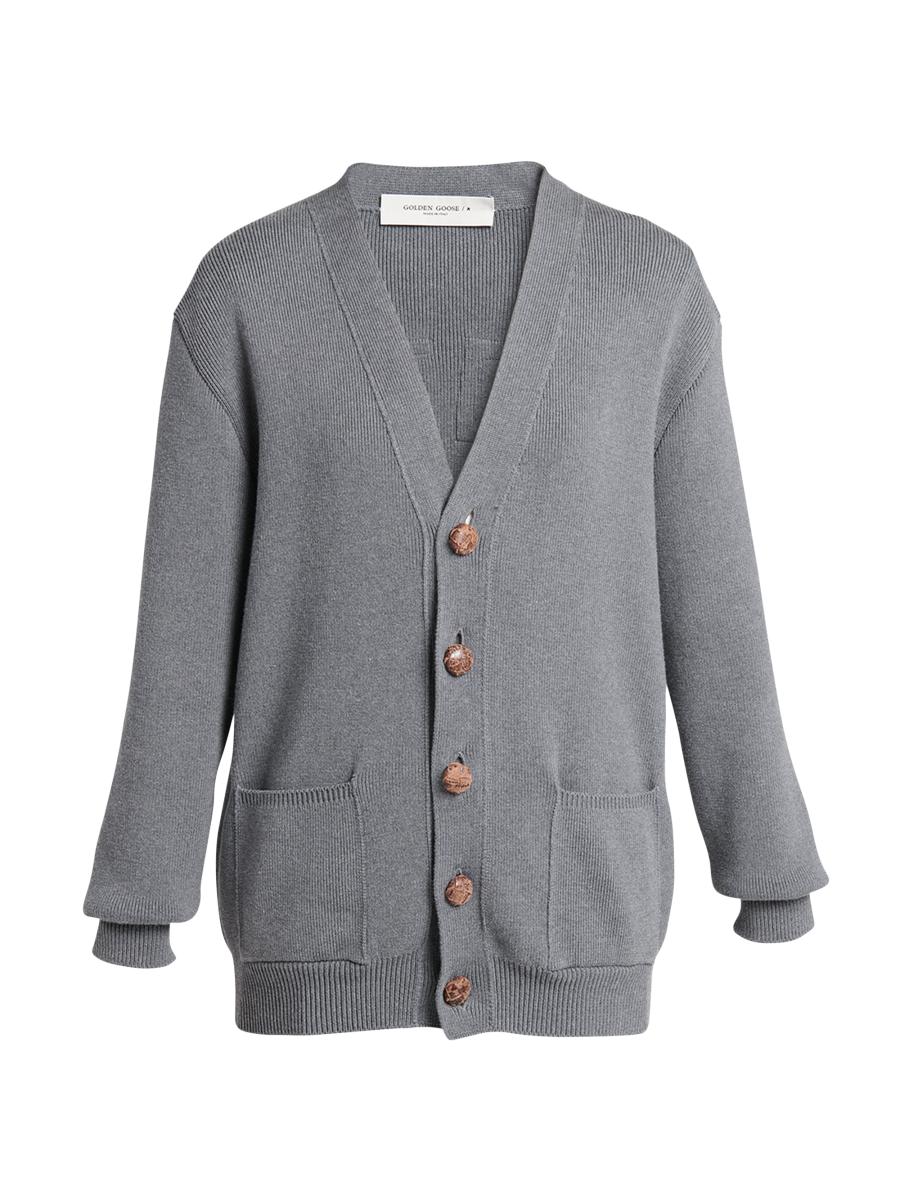 Golden Goose Knit Logo Cardigan | Saks Fifth Avenue