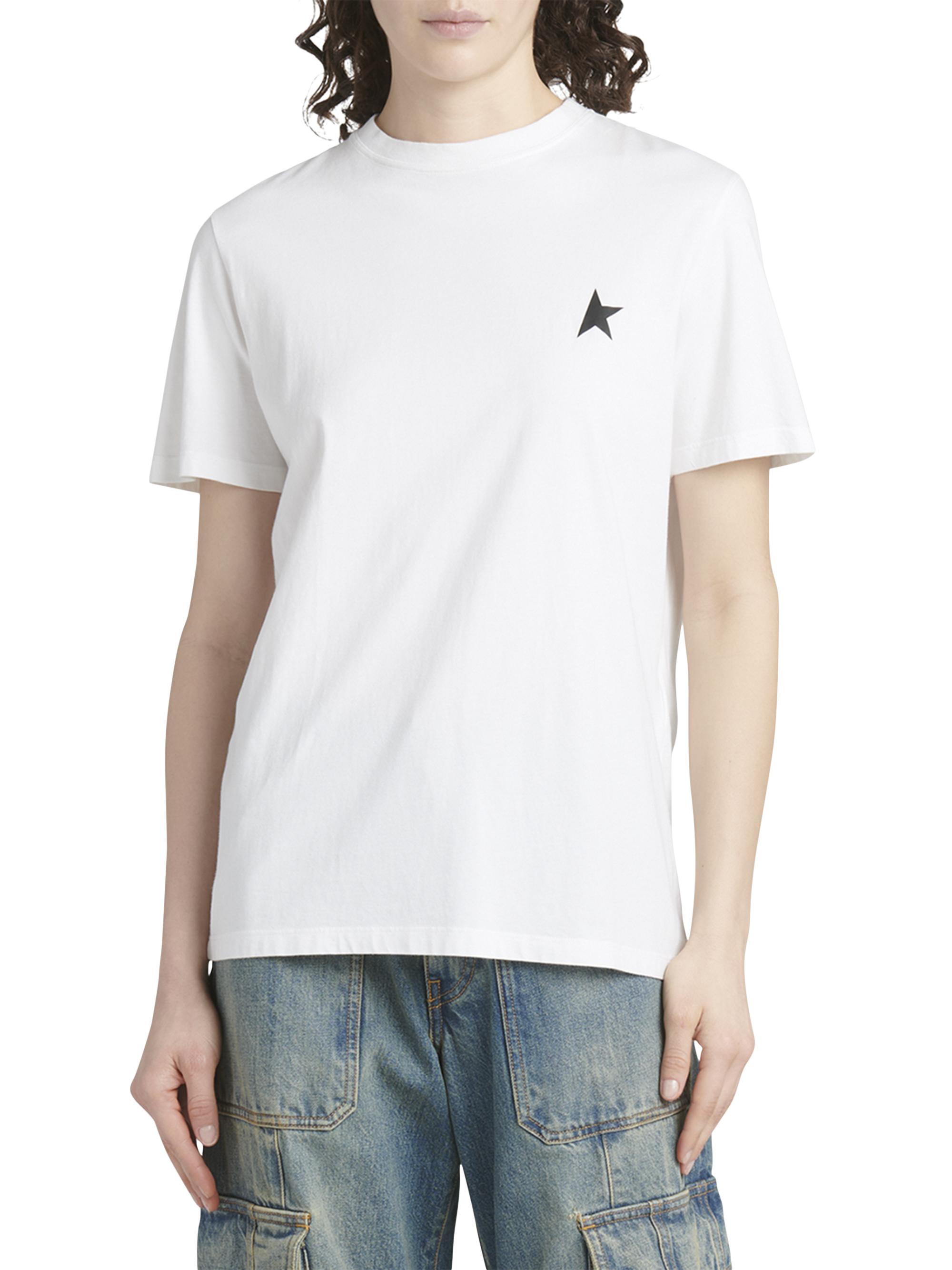 Golden Goose Women's Star Crewneck T-Shirt - White Black