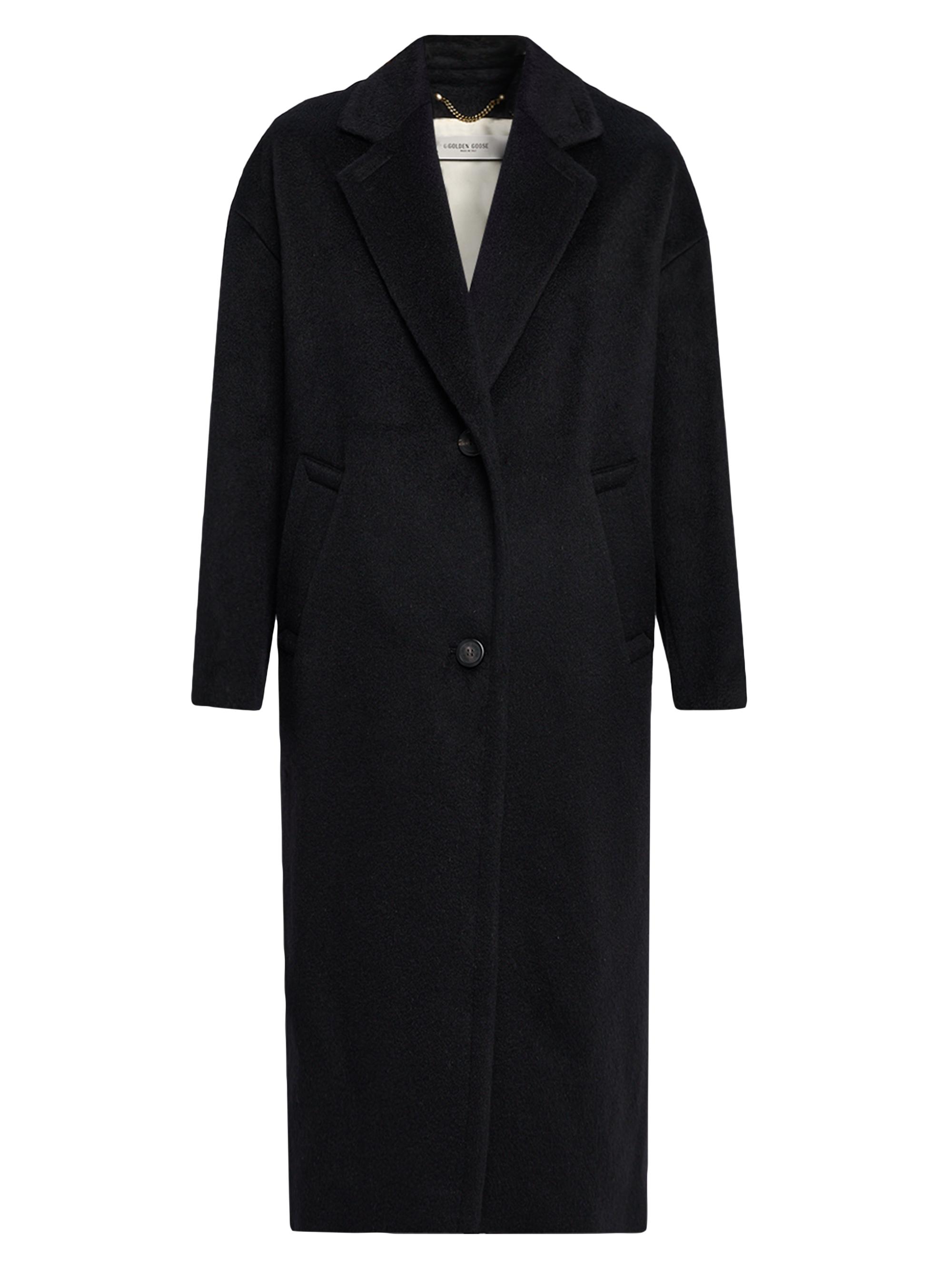 Golden Goose Women's Golden Wool Cocoon Coat - Black