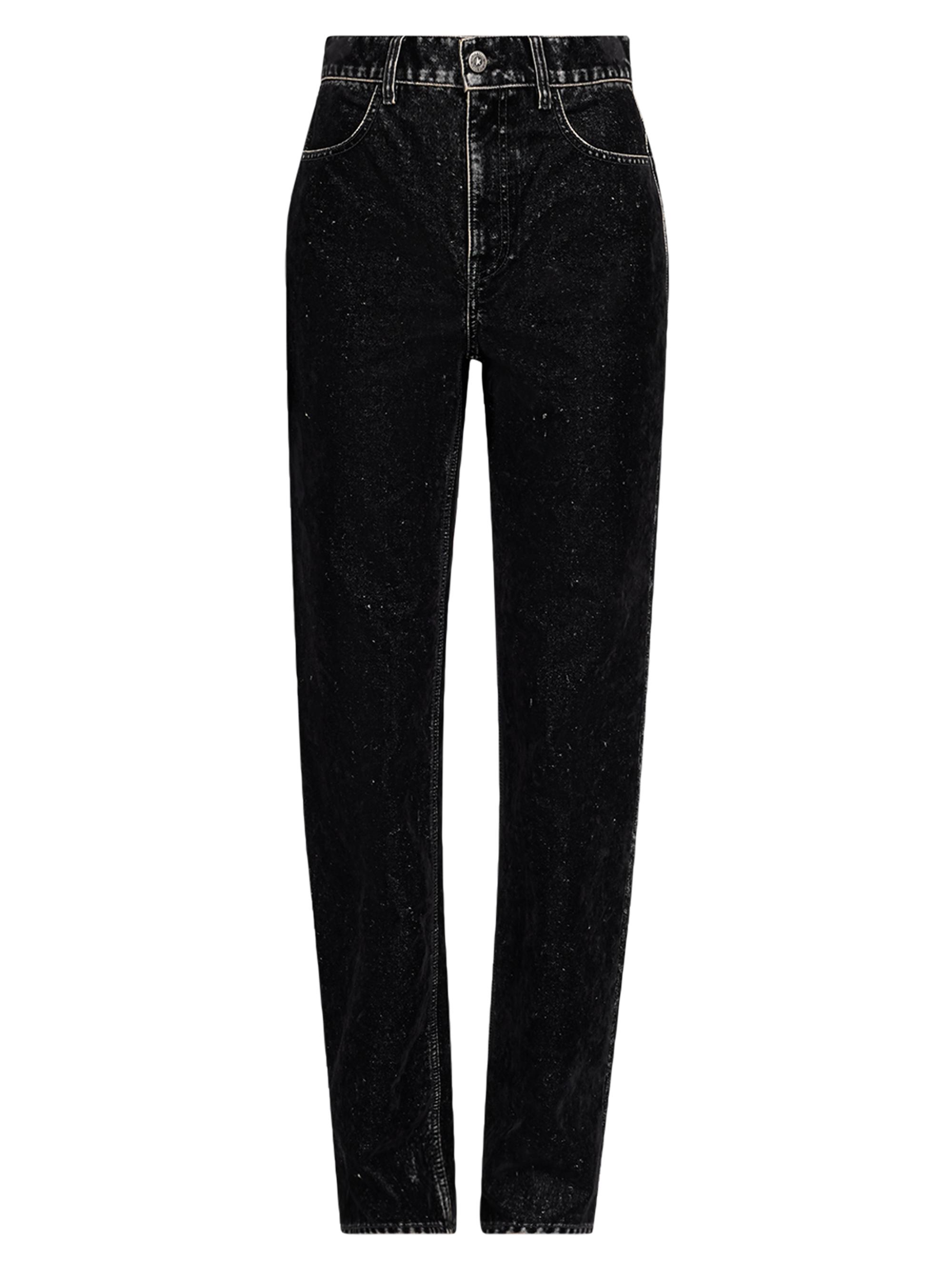 Saint Laurent V-Waist Long Baggy Jeans | Saks Fifth Avenue