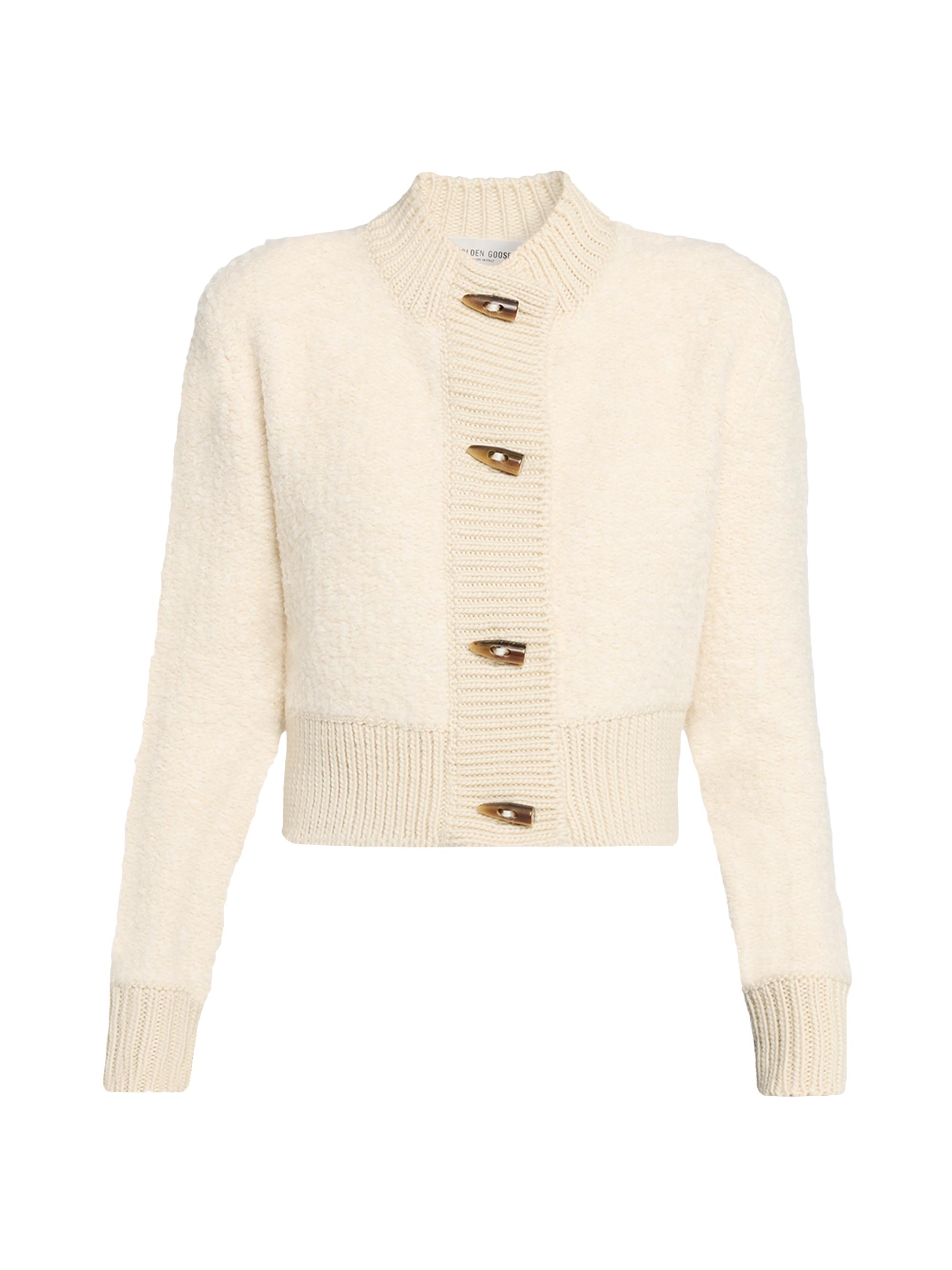 Golden Goose Golden Knit Logo Cardigan | Saks Fifth Avenue