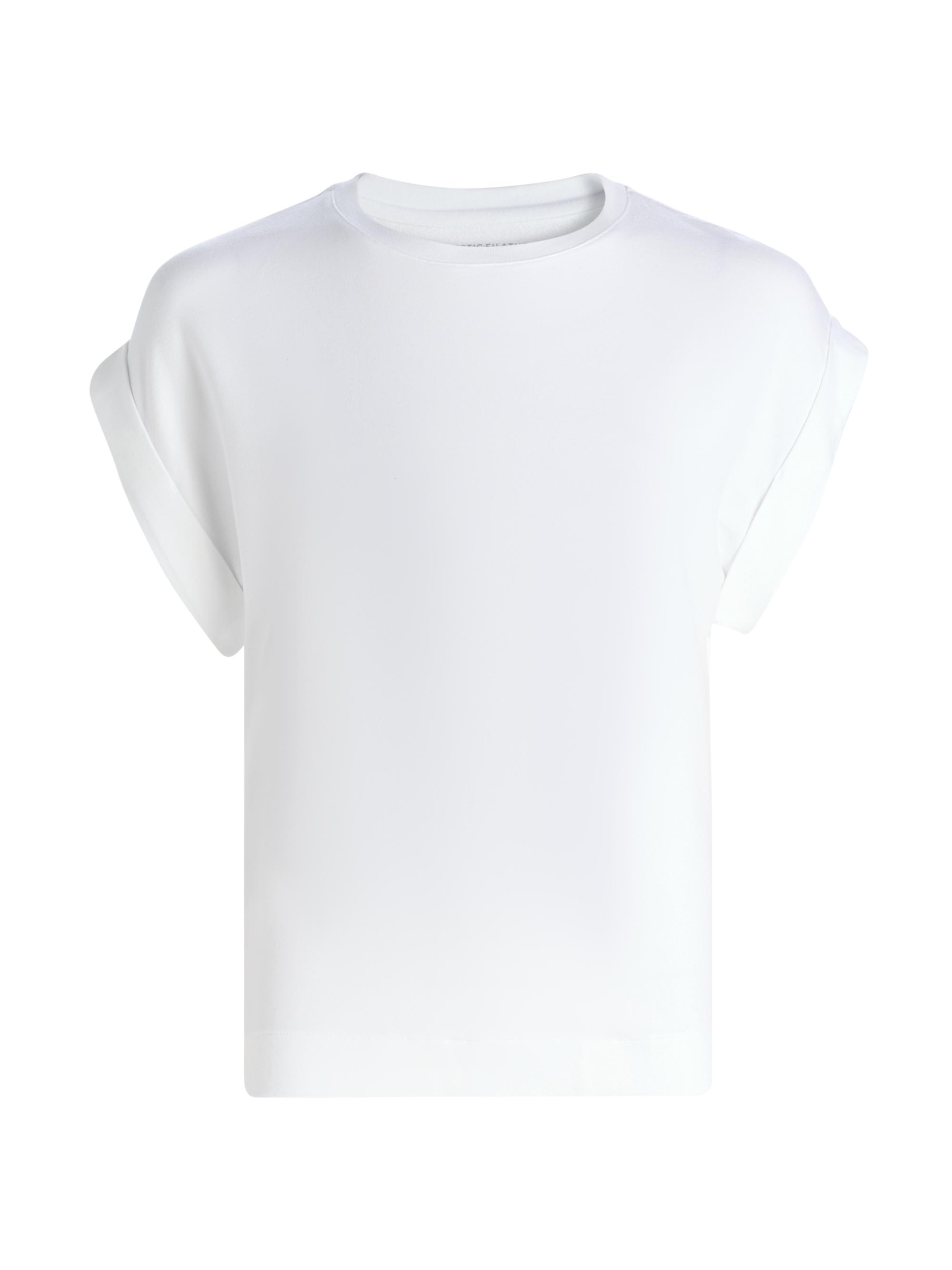 Majestic Filatures Women's French Terry Crewneck T-Shirt - Blanc
