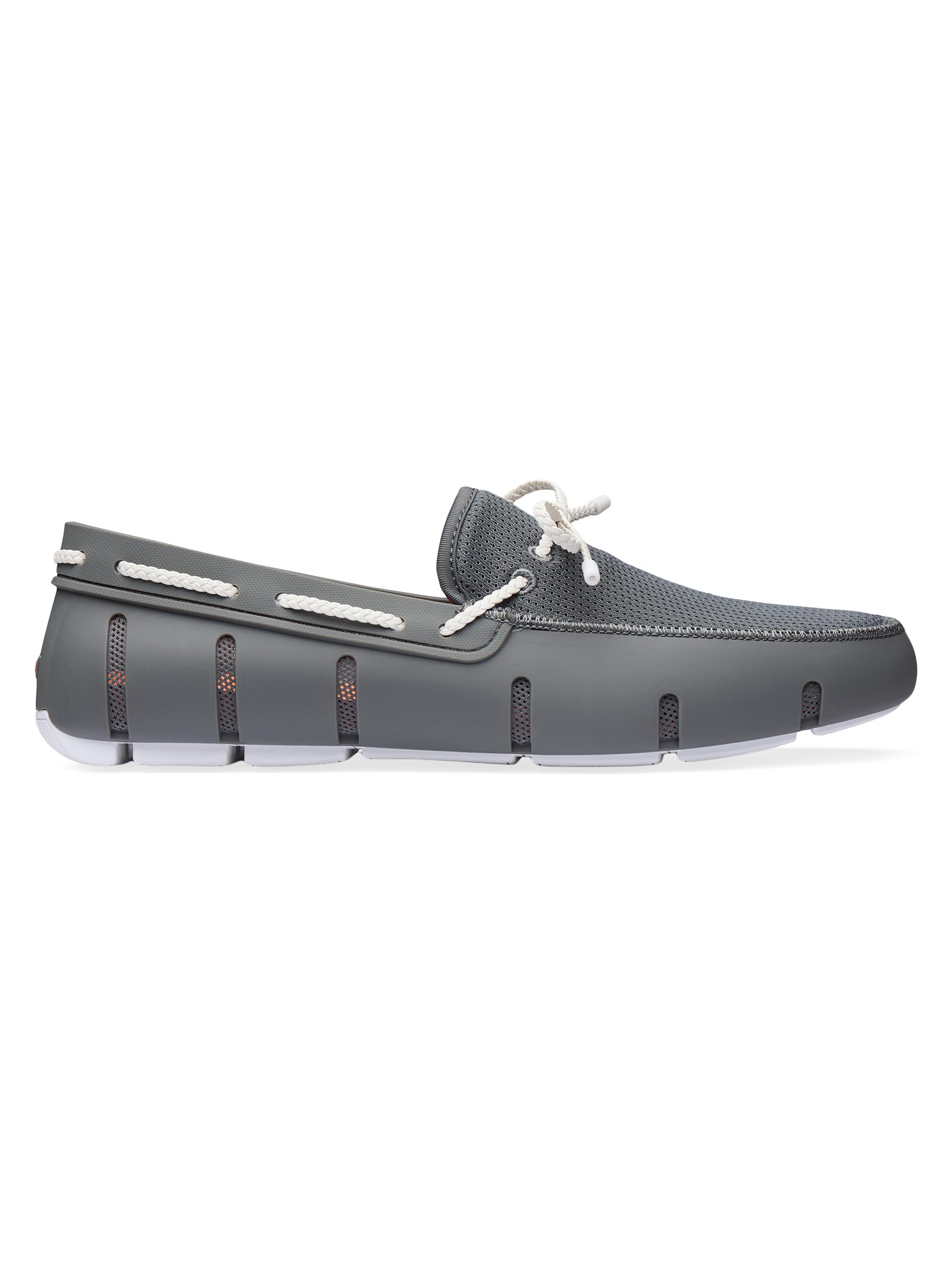 Swims Men's Braided Lace Loafers - Basalt Grey