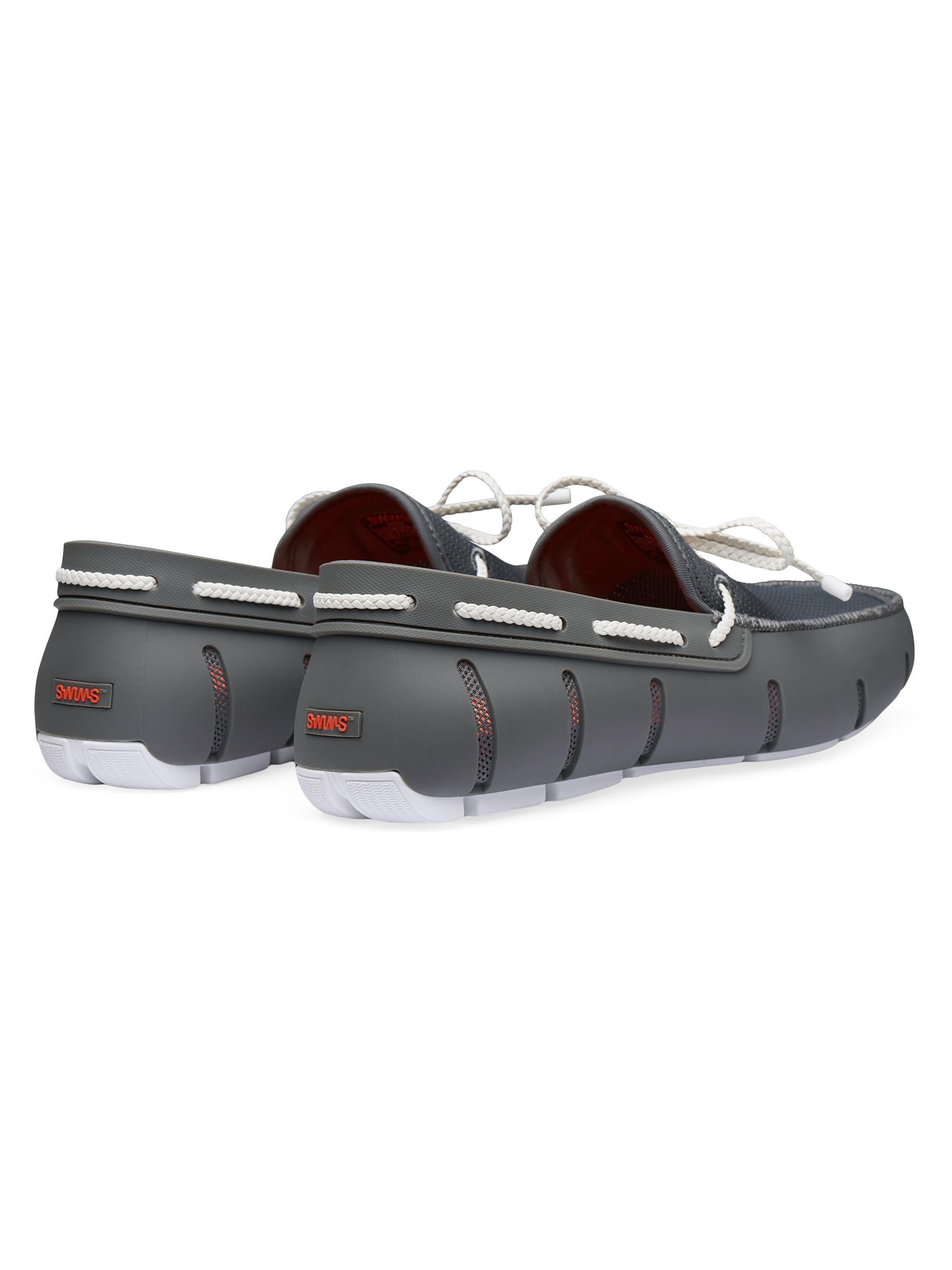 Swims Men's Braided Lace Loafers - Basalt Grey | Thumbnail 3