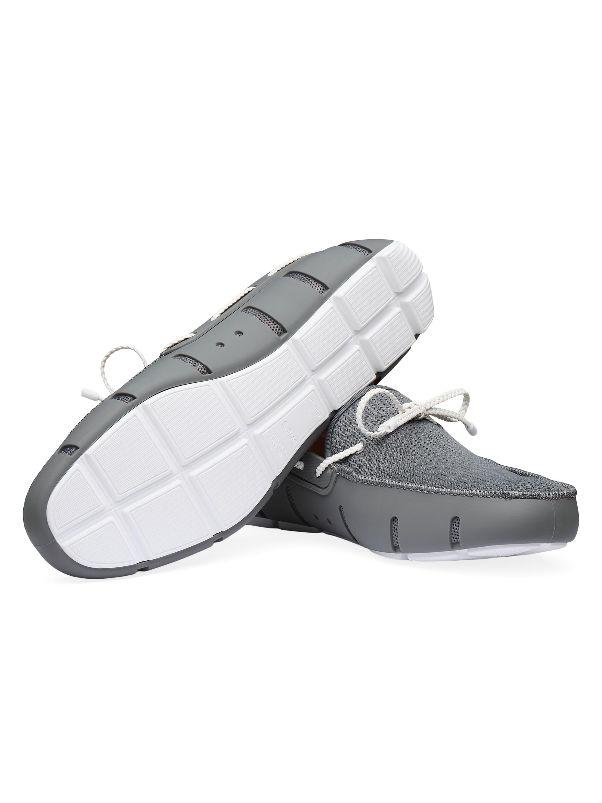 Swims Men's Braided Lace Loafers - Basalt Grey | Thumbnail 4