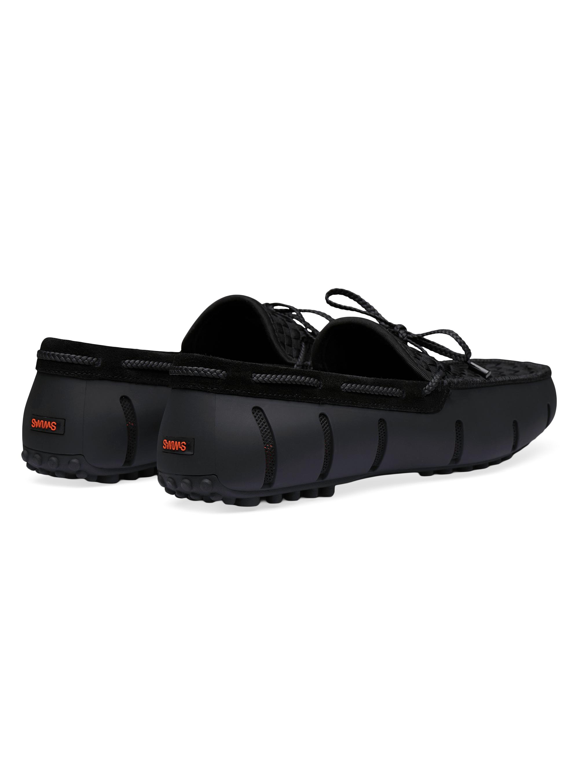 Swims Men's Woven Driving Loafers - Black | Thumbnail 3