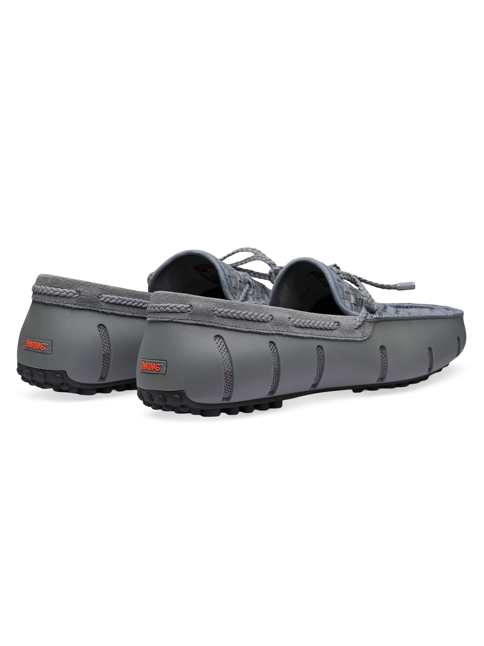 Swims Men's Woven Driving Loafers - Grey | Thumbnail 3