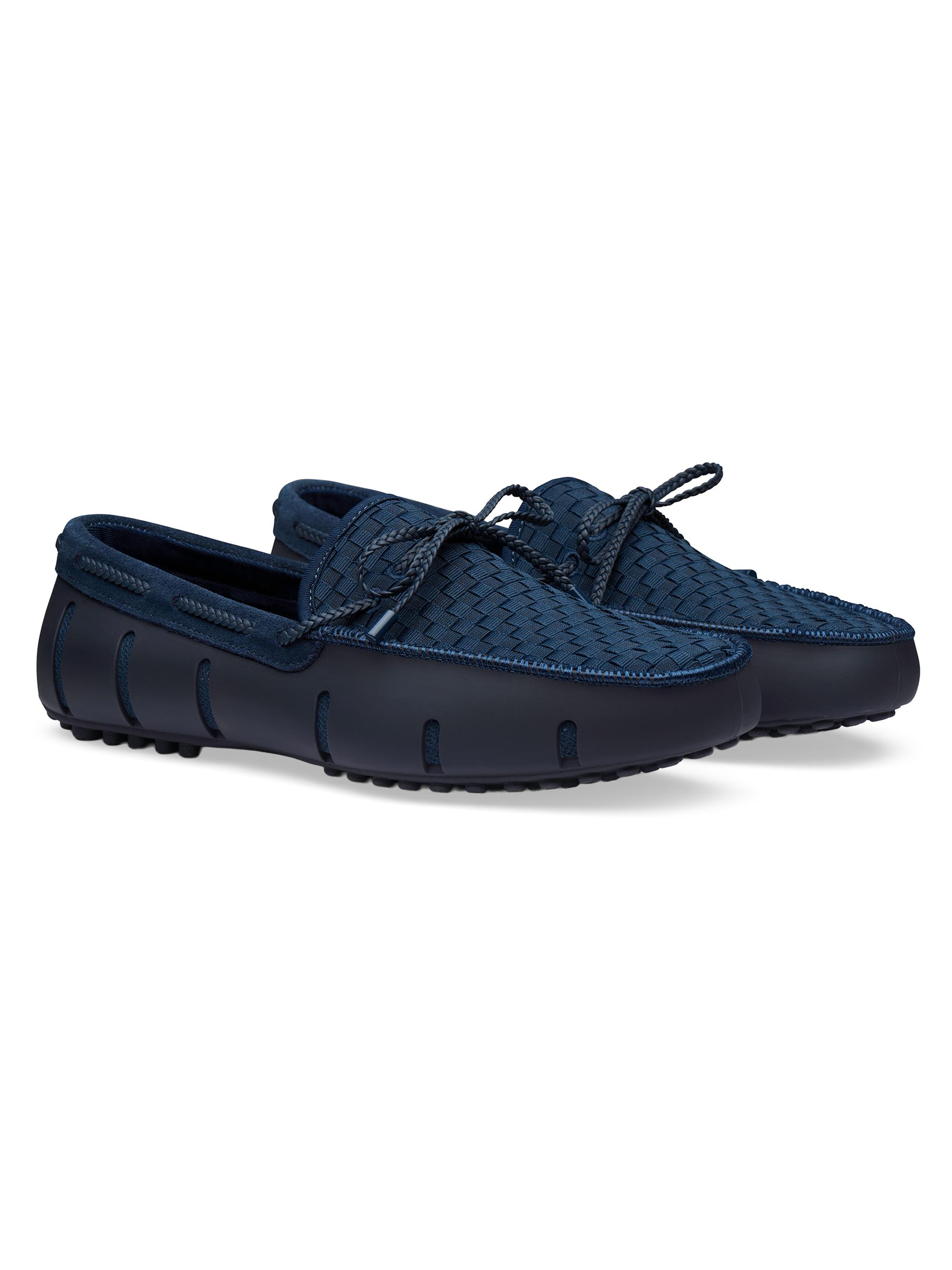 Swims Men's Woven Driving Loafers - Navy