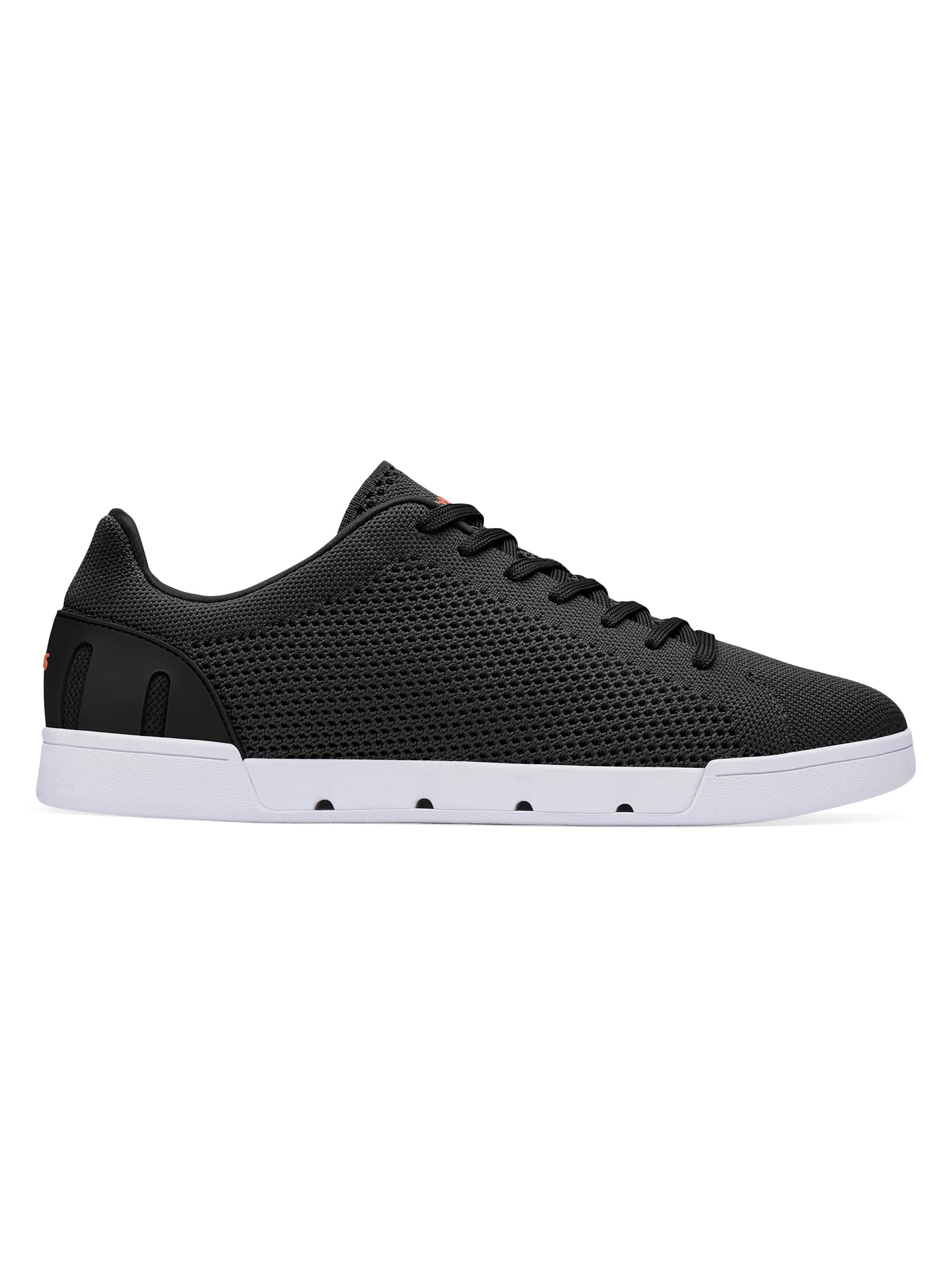 Swims Men's Breeze Tennis Knit Low-Top Sneakers - Black