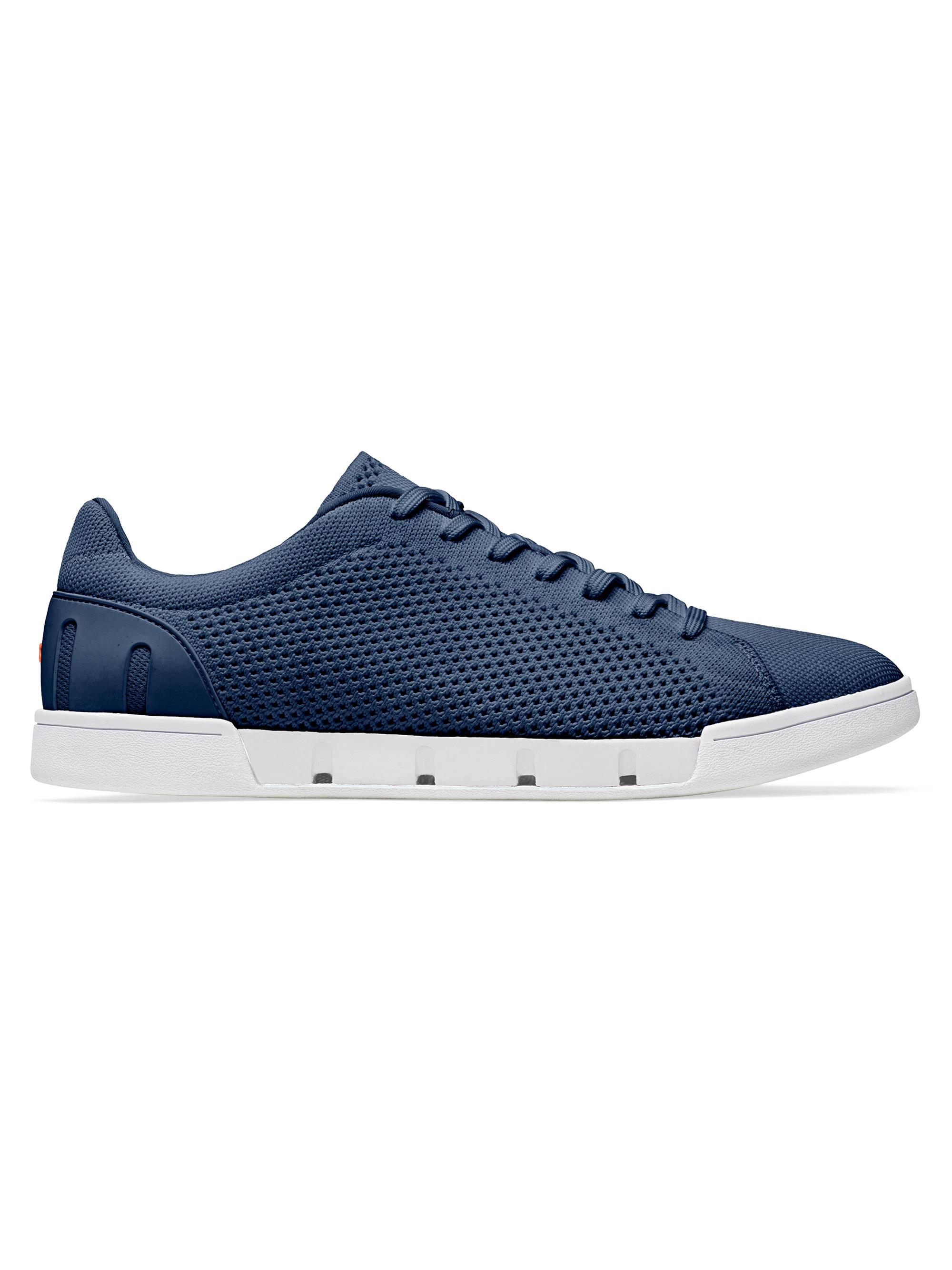 Swims Men's Breeze Tennis Knit Low-Top Sneakers - Navy