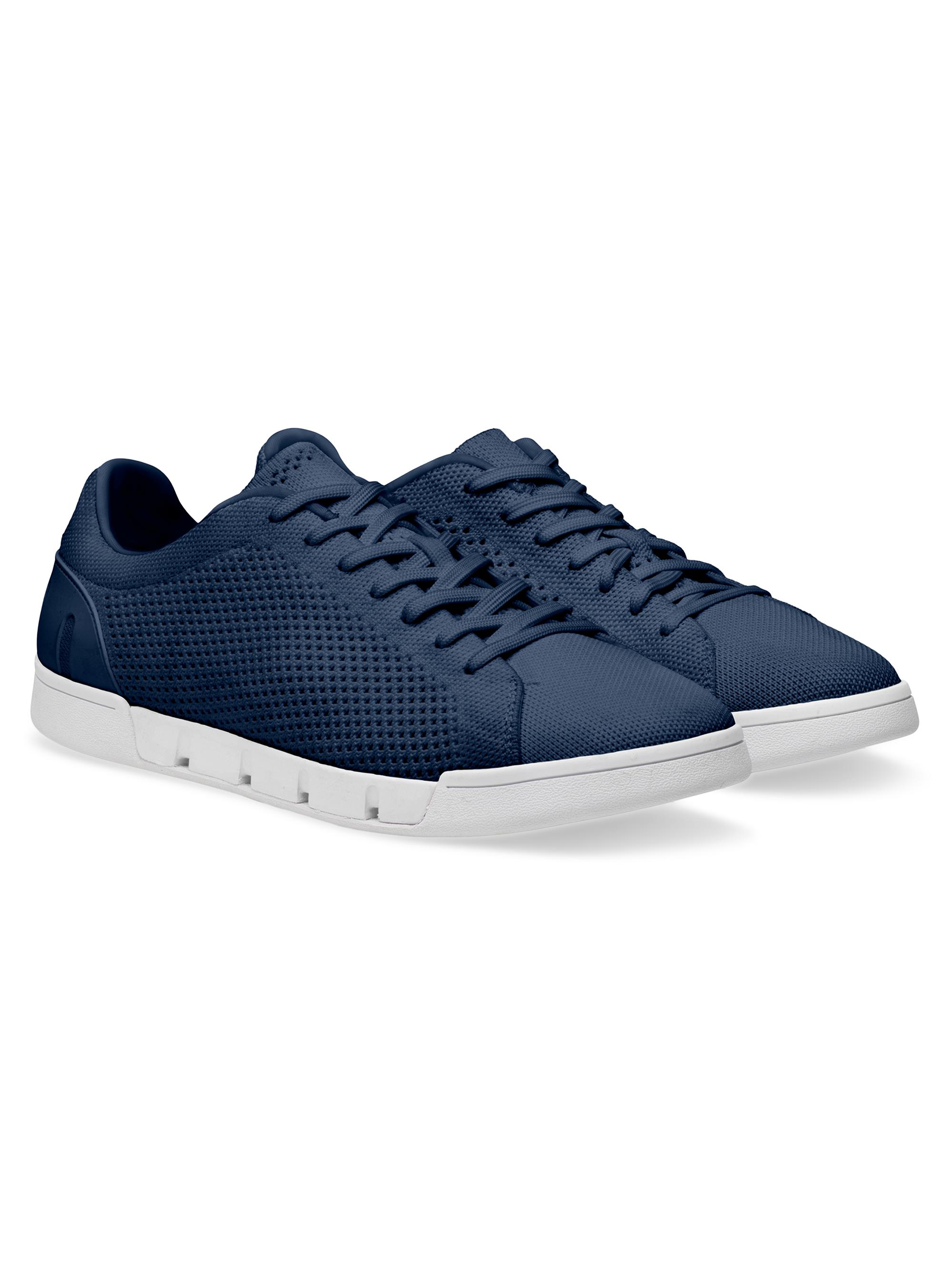 Swims Men's Breeze Tennis Knit Low-Top Sneakers - Navy | Thumbnail 2