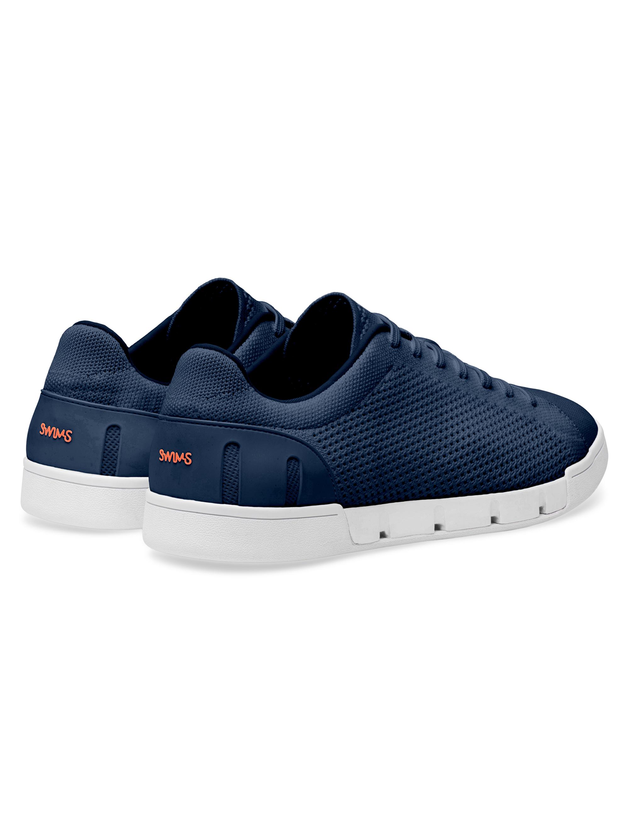 Swims Men's Breeze Tennis Knit Low-Top Sneakers - Navy | Thumbnail 3