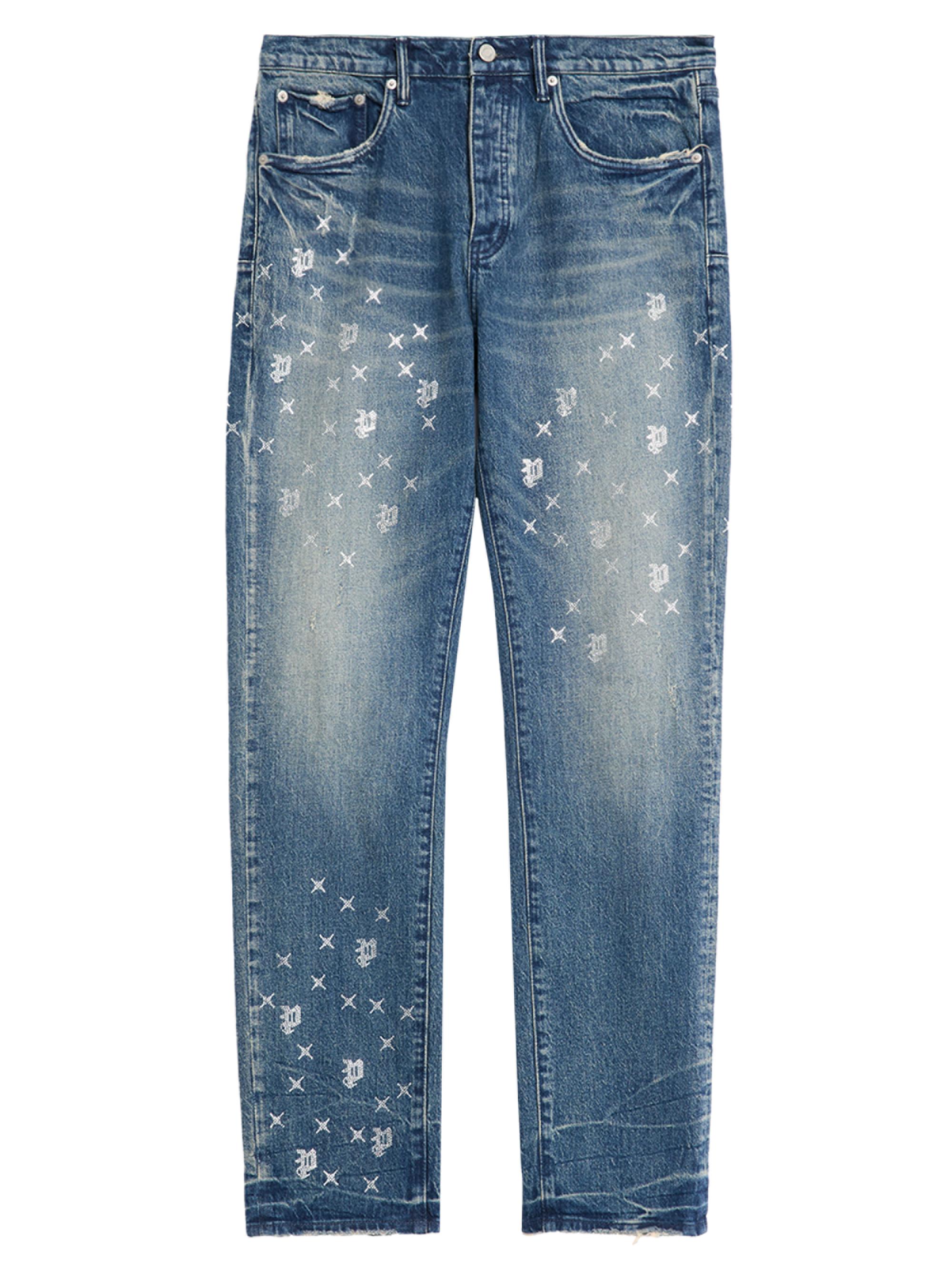 Purple Brand Stretch Destroyed Slim-Fit Jeans | Saks Fifth