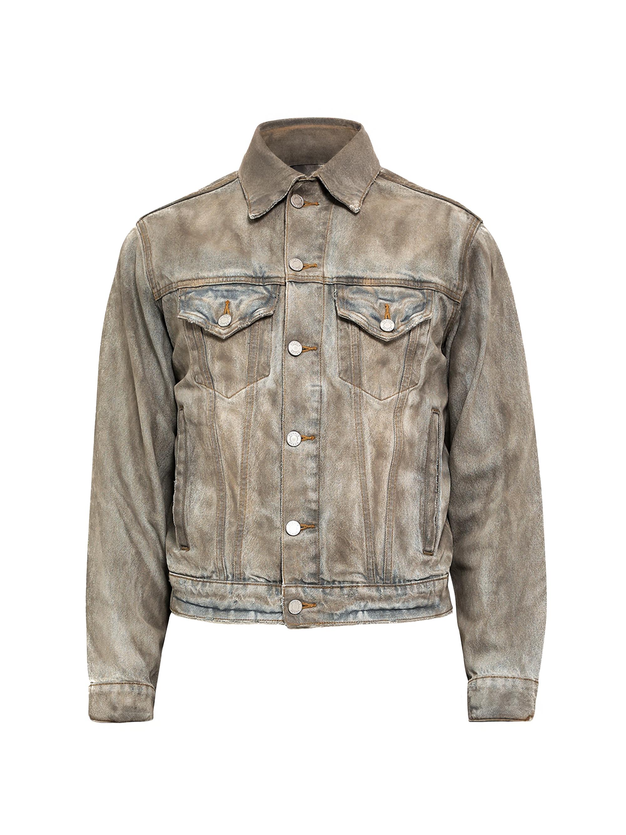 Purple Brand Arcilla Dirty Denim Jacket | Saks Fifth Avenue