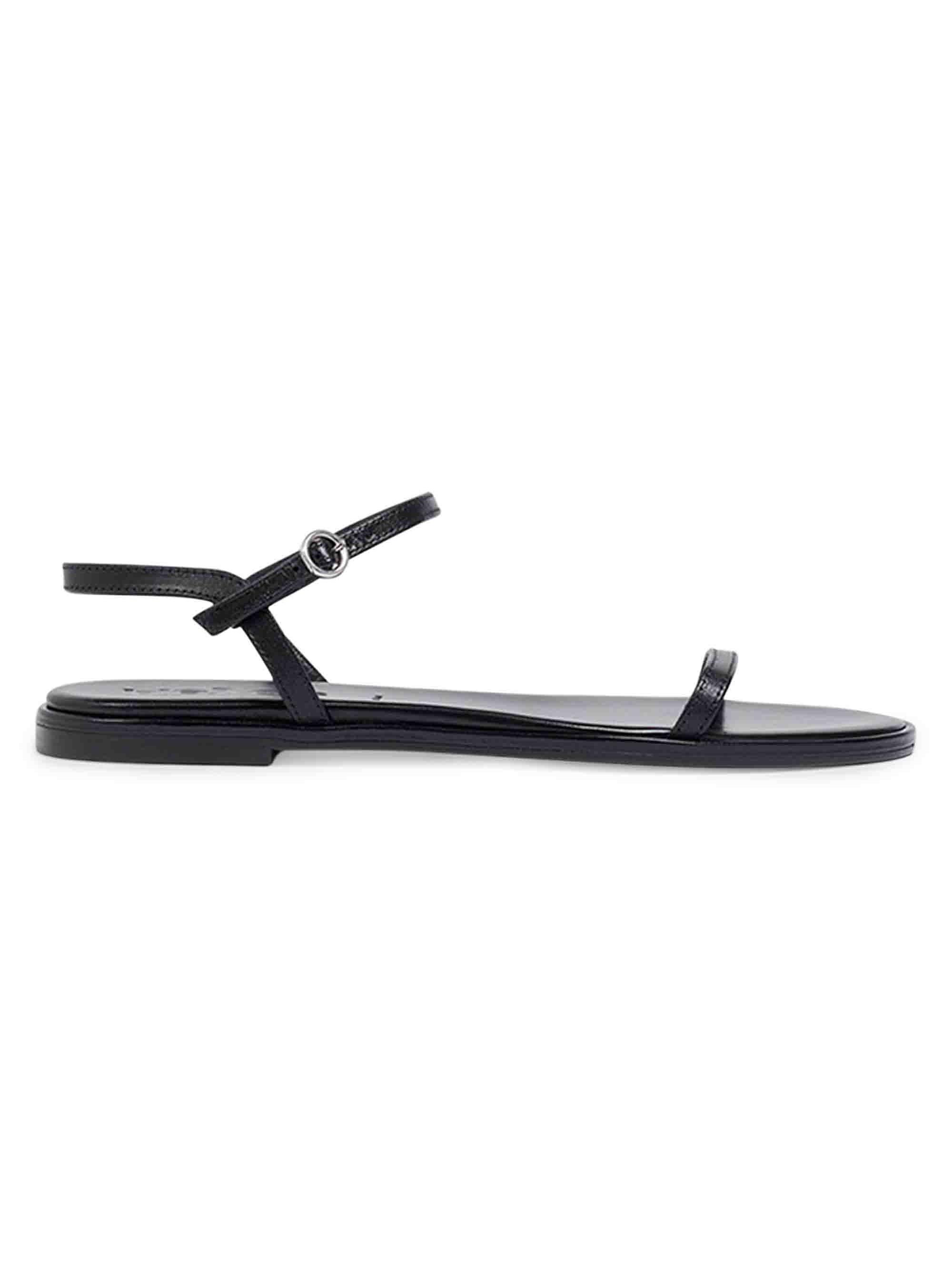 aeyde Women's Nettie Leather Ankle-Strap Sandals - Black