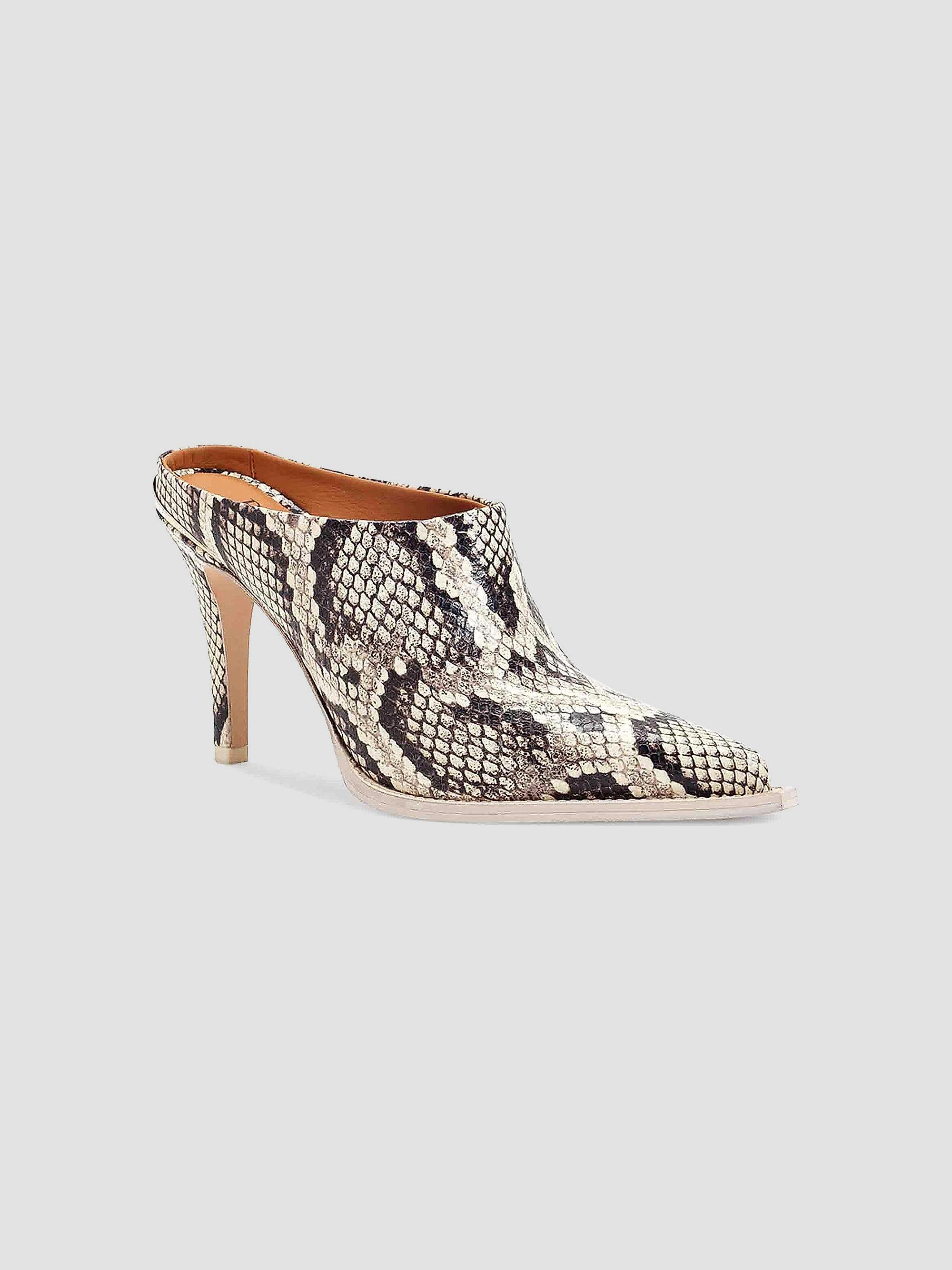 Partlow Kelley Python-Embossed 95MM Western Mule Pumps | Saks Fifth Avenue