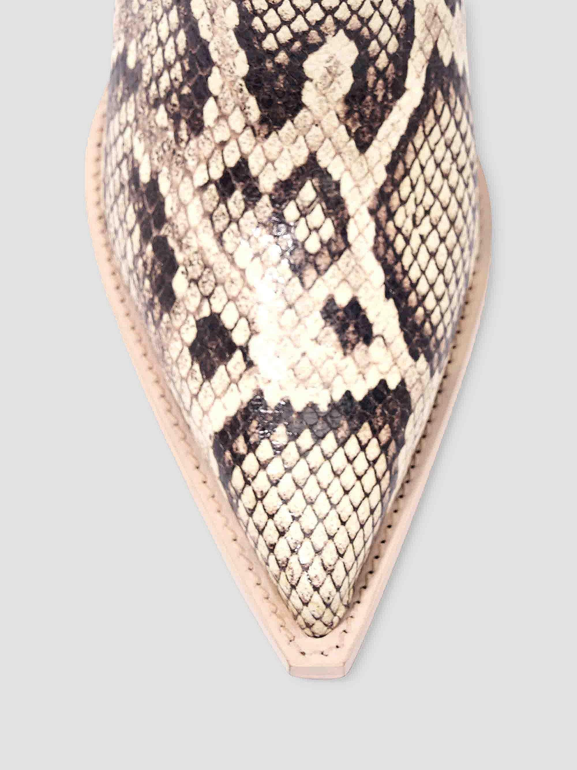 Partlow Kelley Python-Embossed 95MM Western Mule Pumps | Saks Fifth Avenue