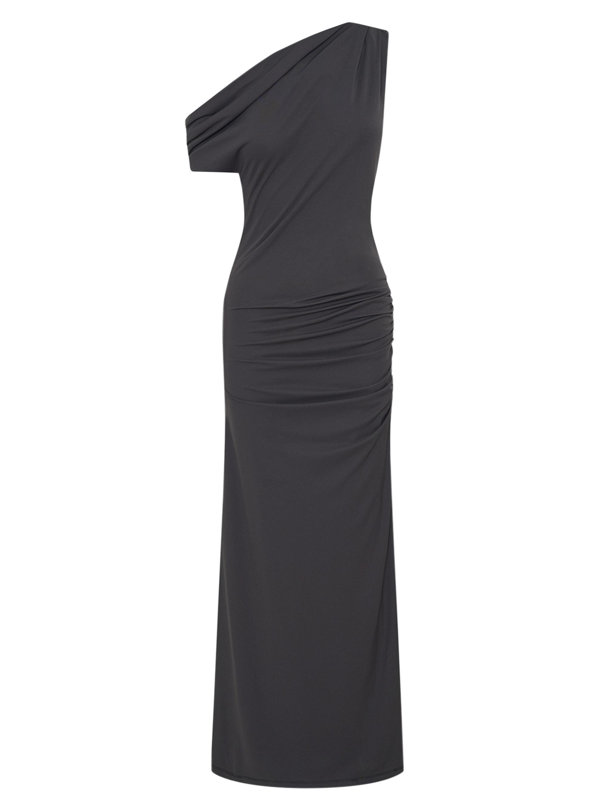 Nicholas the Label Women's Selma Ruched One-Shoulder Gown - Black