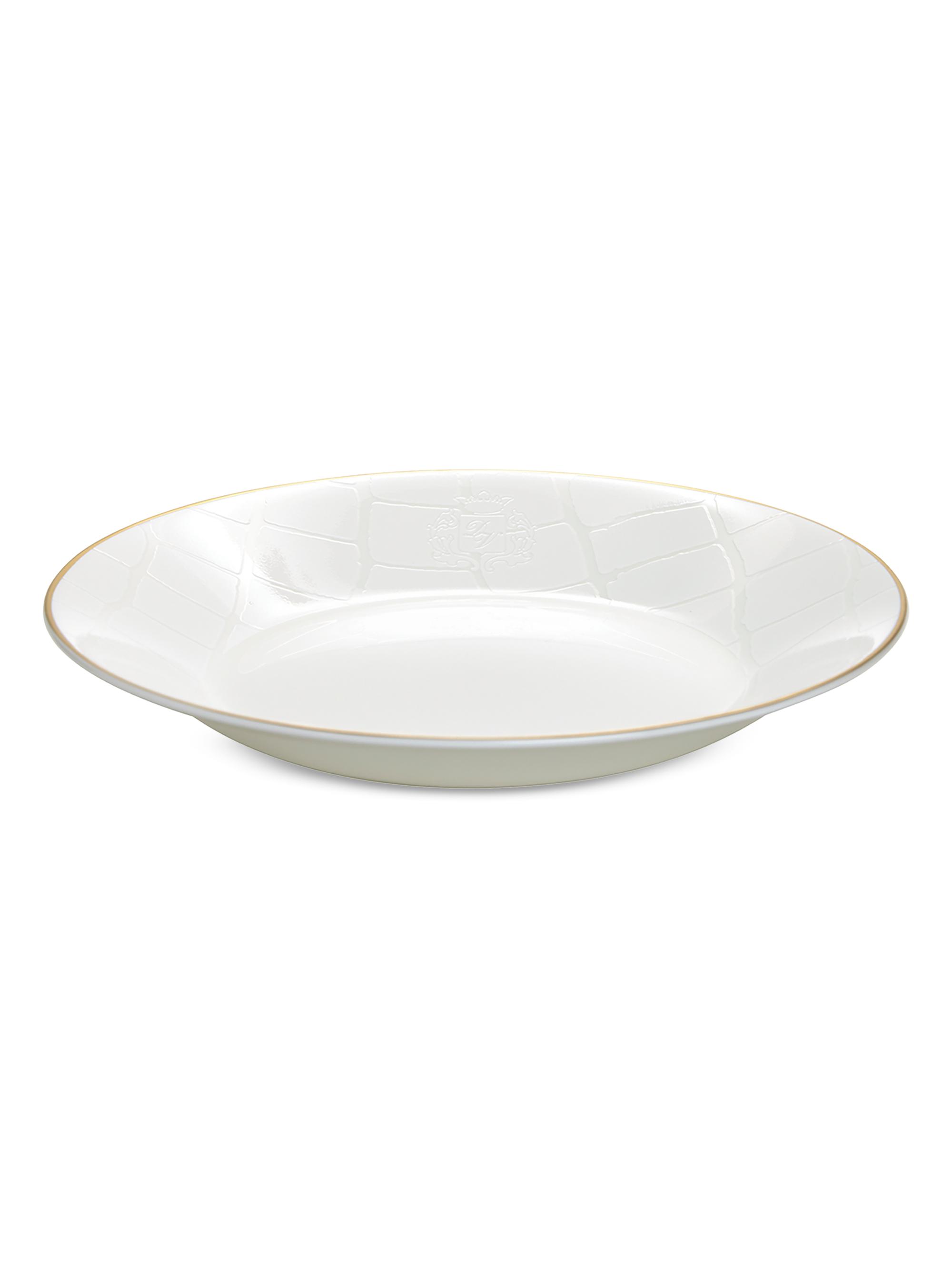 Prouna Alligator Soup Bowl - White