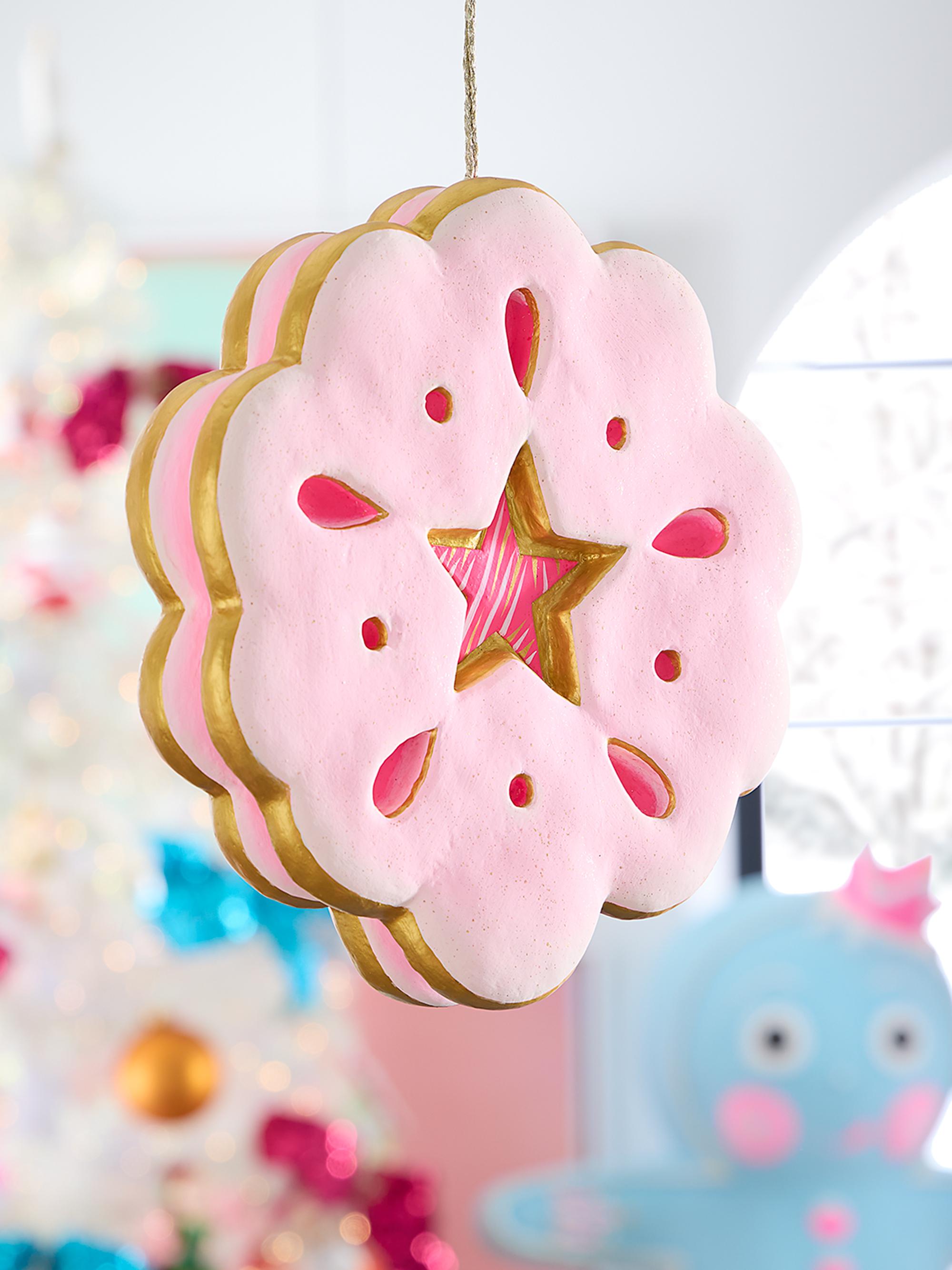 Glitterville Swiss Cookie Ornament