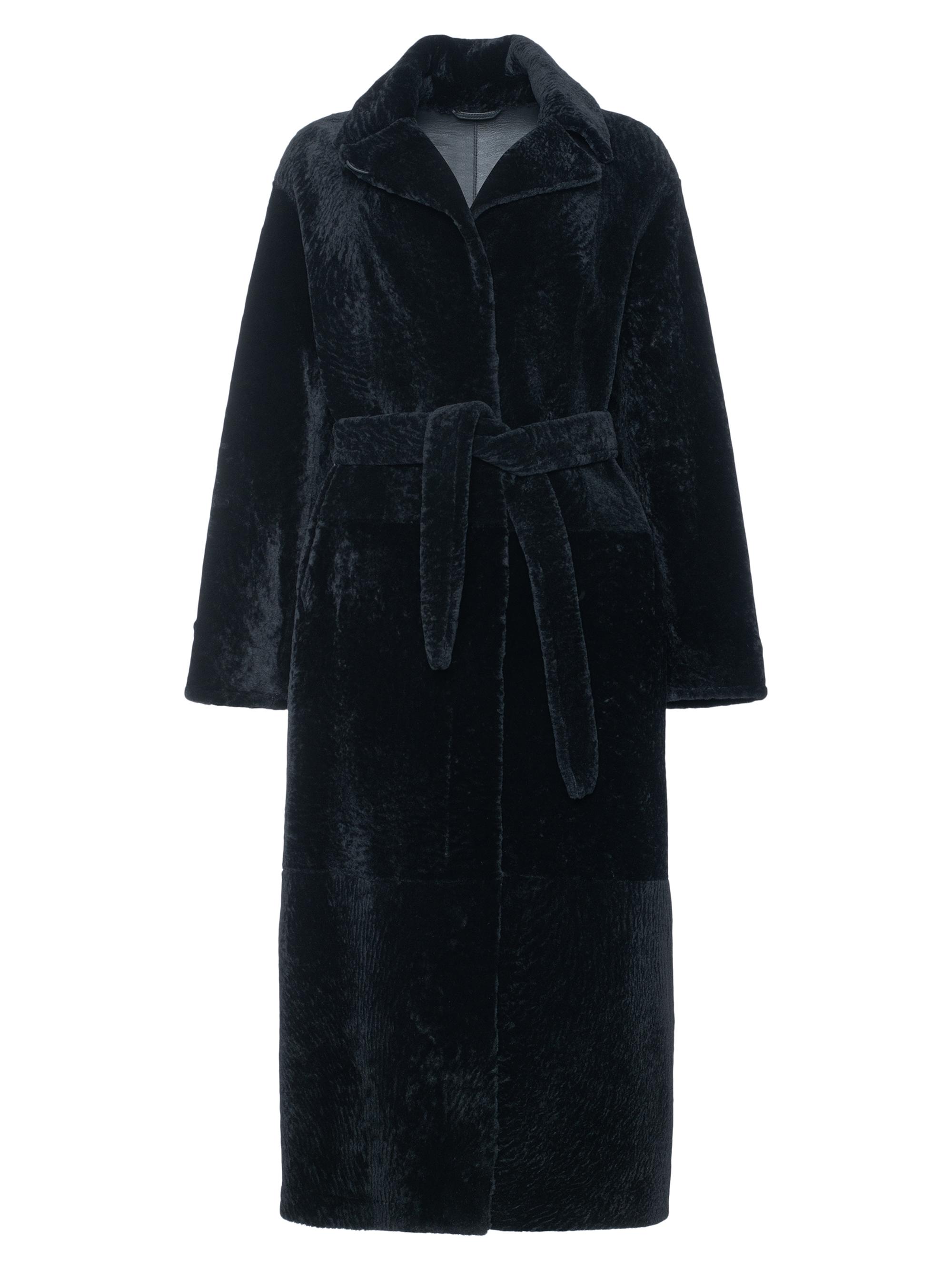 Gorski Merino Shearling Lamb Coat with Intarsia | Saks Fifth Avenue