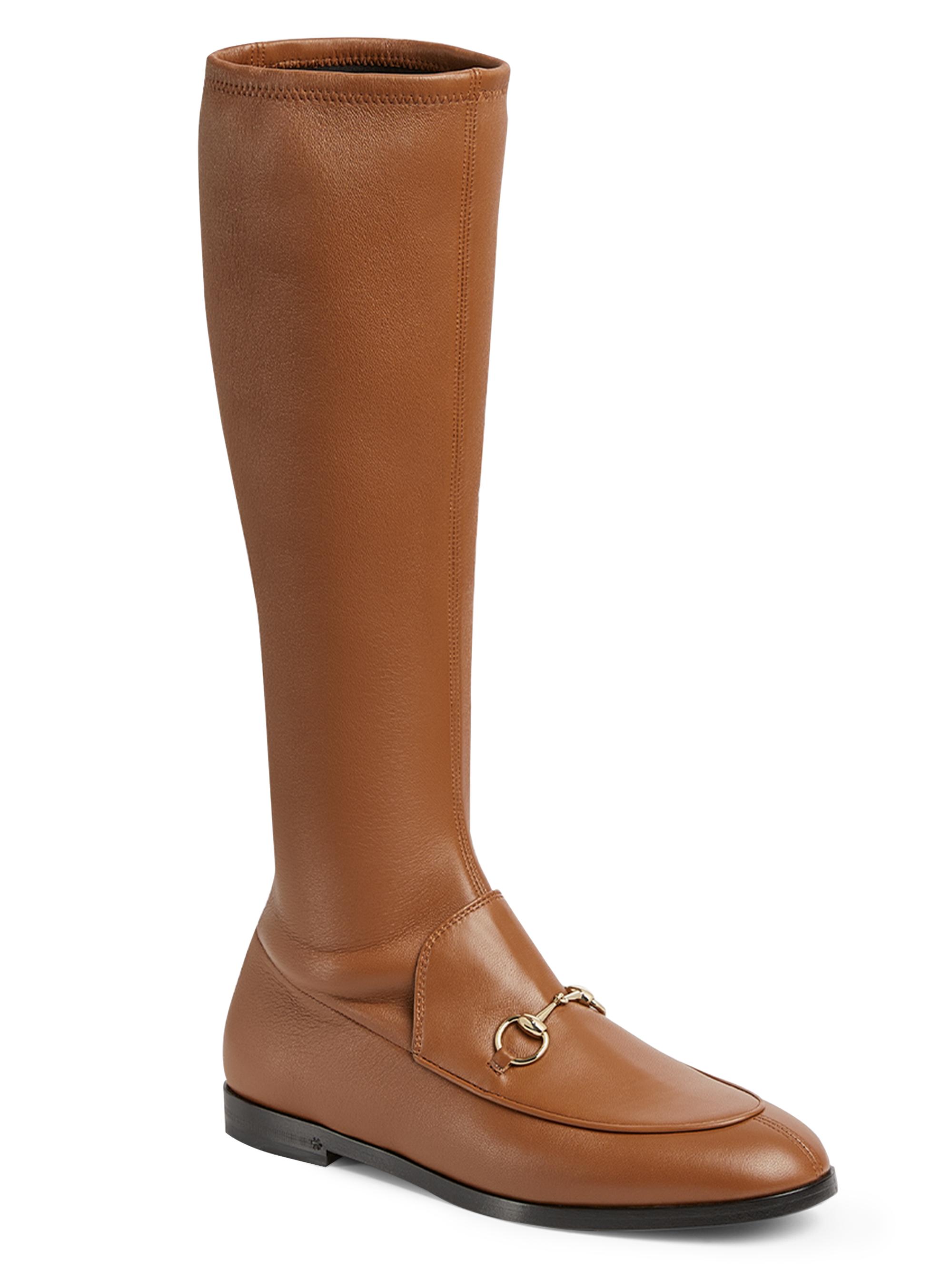Gucci Jordaan Nappa Knee-High Boots | Saks Fifth Avenue
