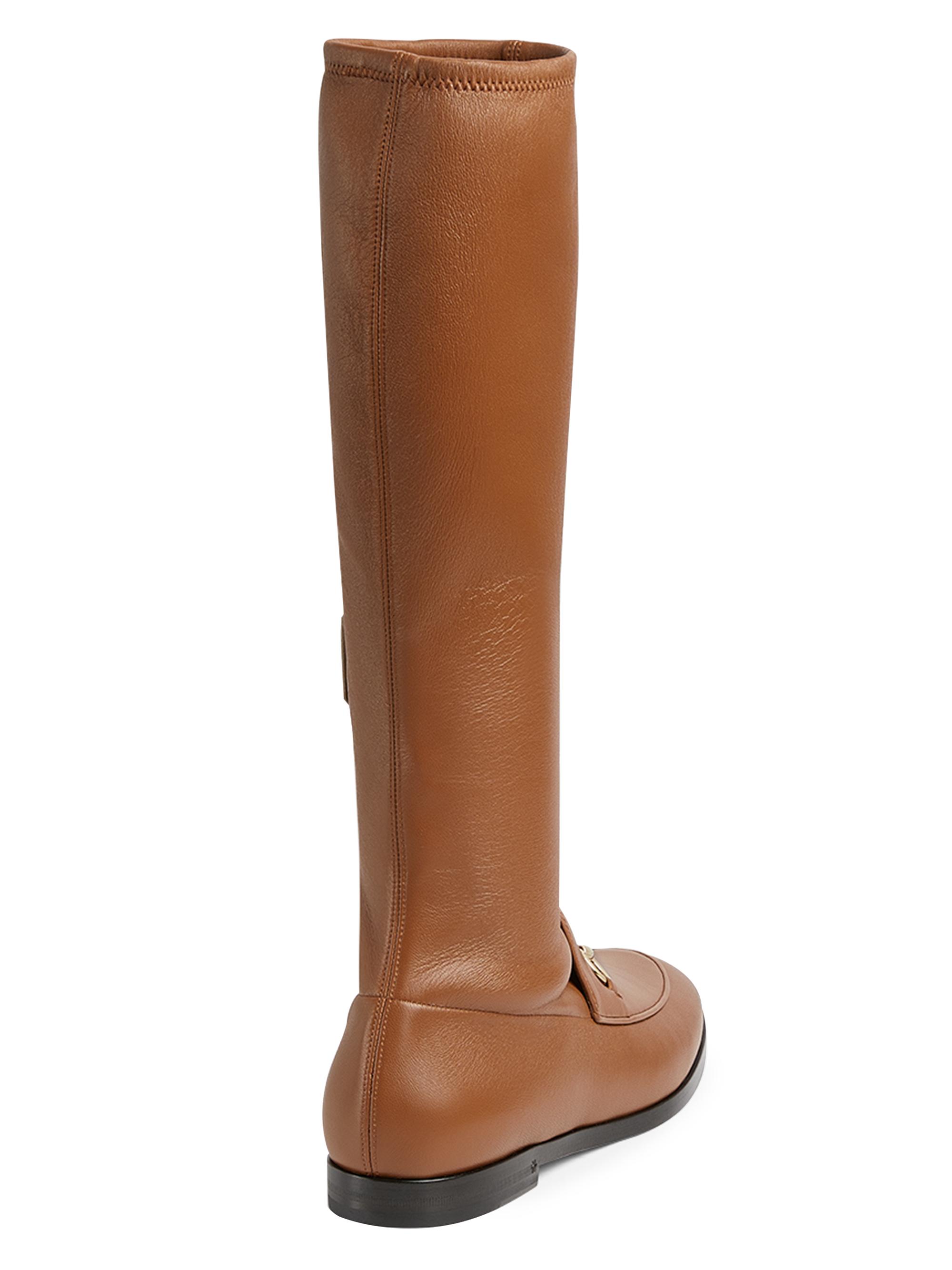 Gucci Jordaan Nappa Knee-High Boots | Saks Fifth Avenue