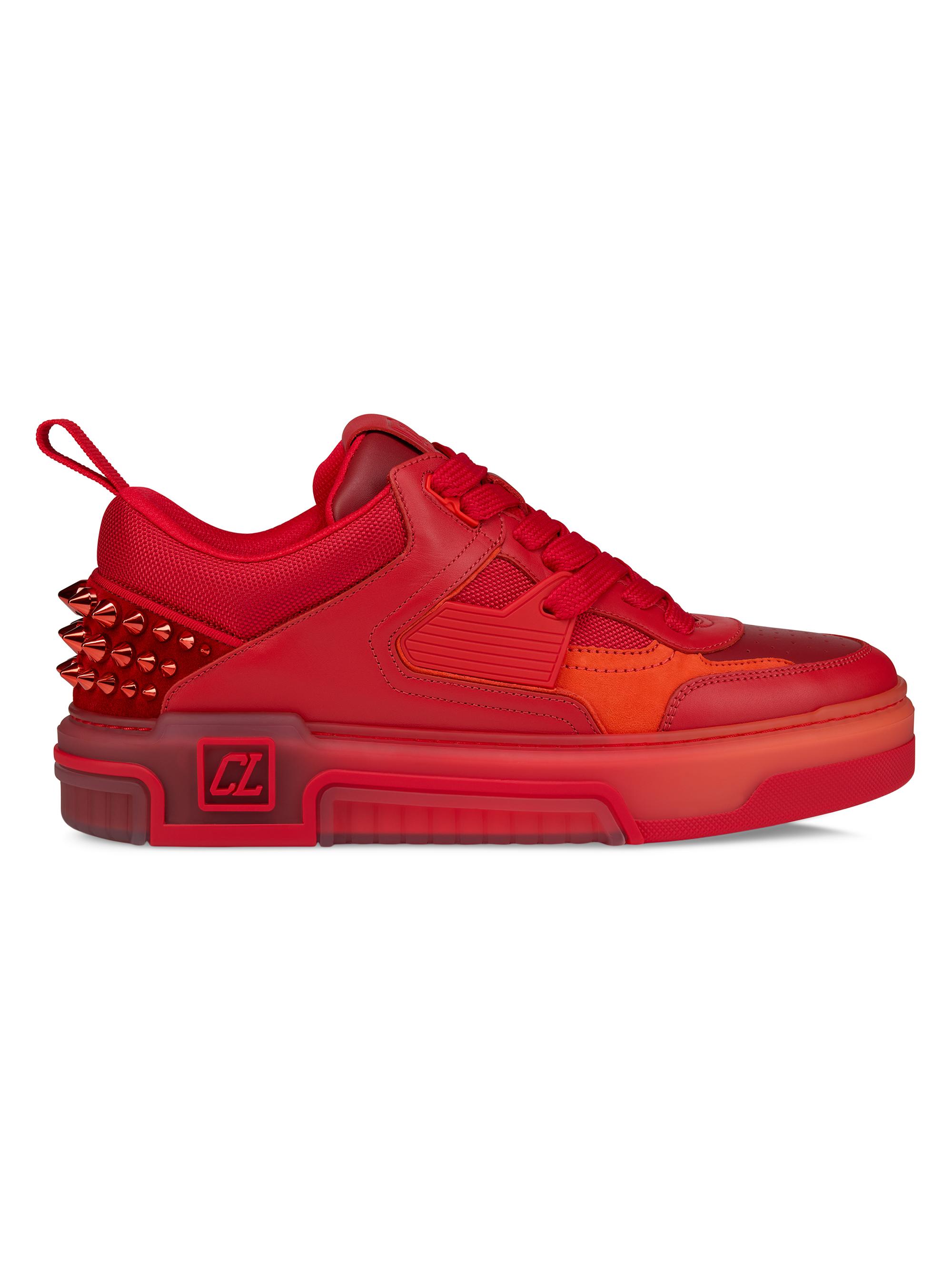 Christian Louboutin Men's Astroloubi Leather Sneakers - Loubi
