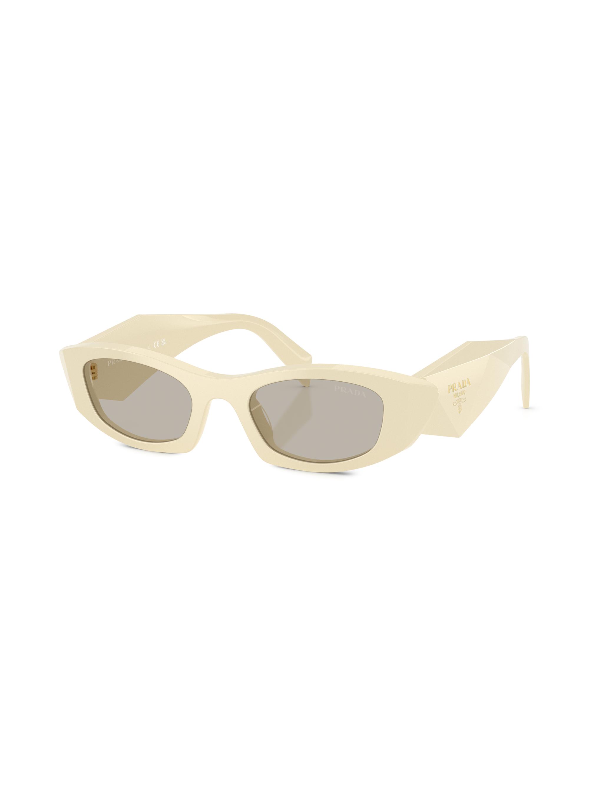 Prada 49MM Rectangle Sunglasses | Saks Fifth Avenue