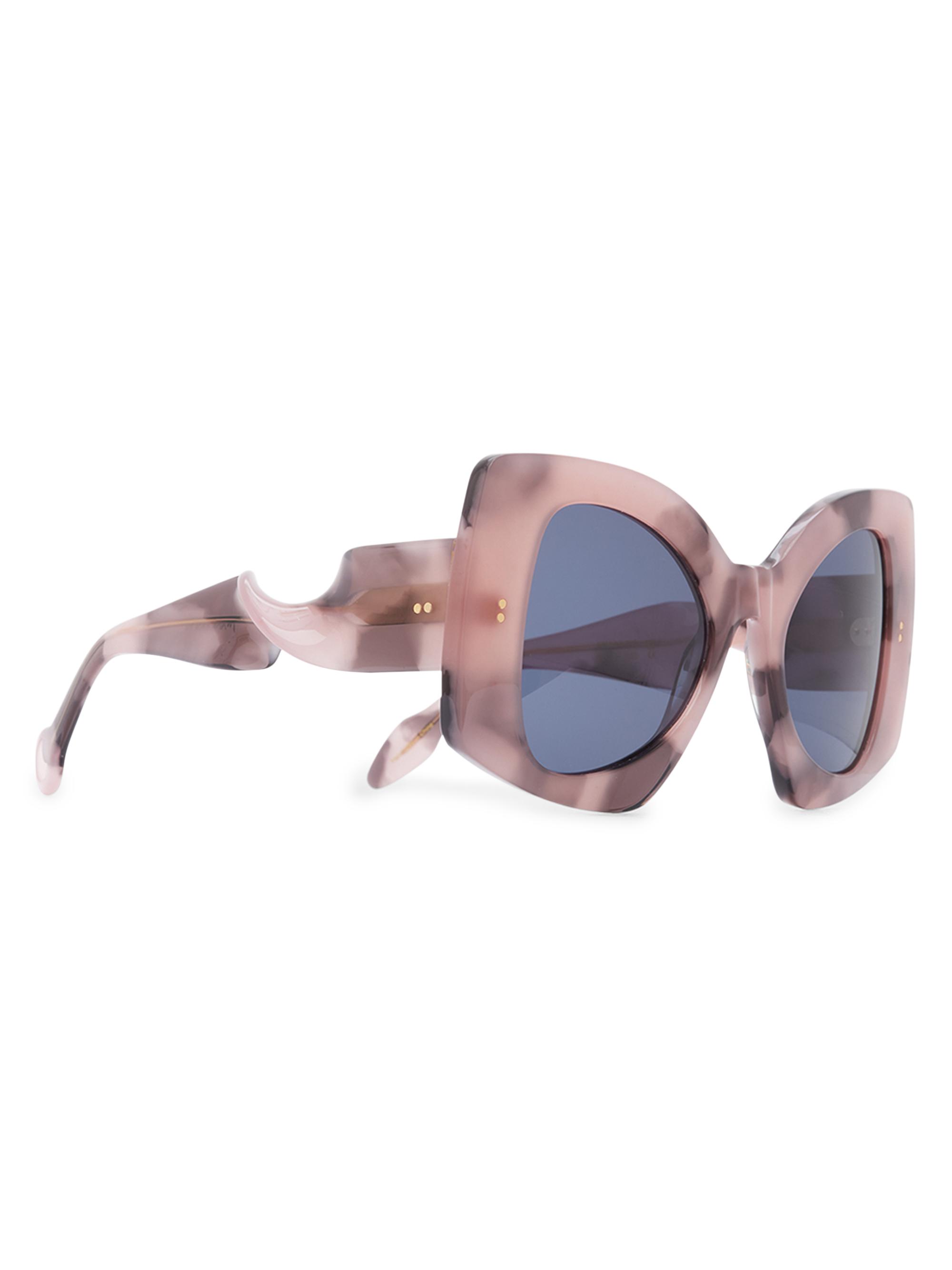 JW Anderson Women's 55MM Solid Lens Butterfly Sunglasses - Pink
