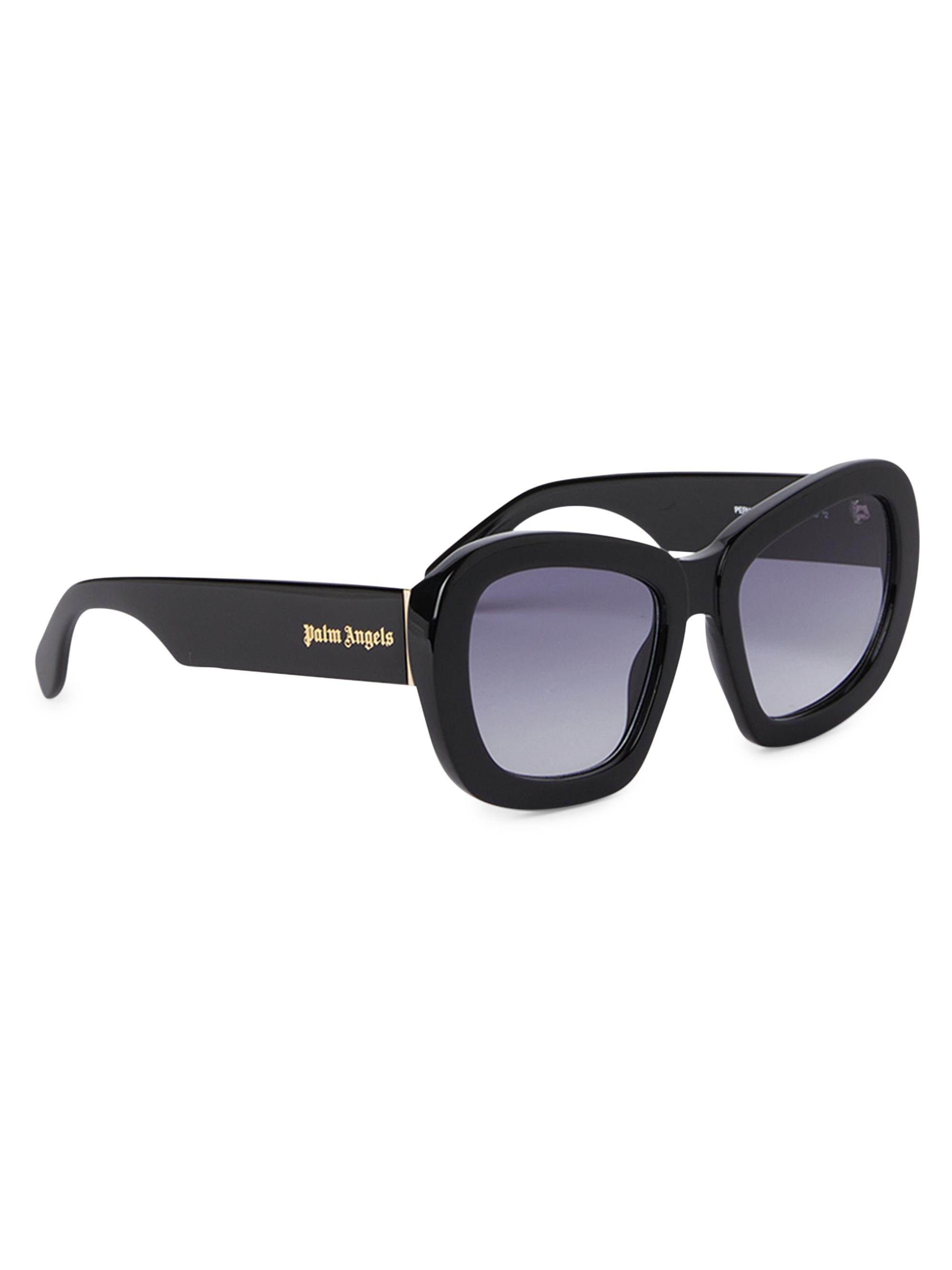 Palm Angels Women's Moon 54MM Round Sunglasses - Black