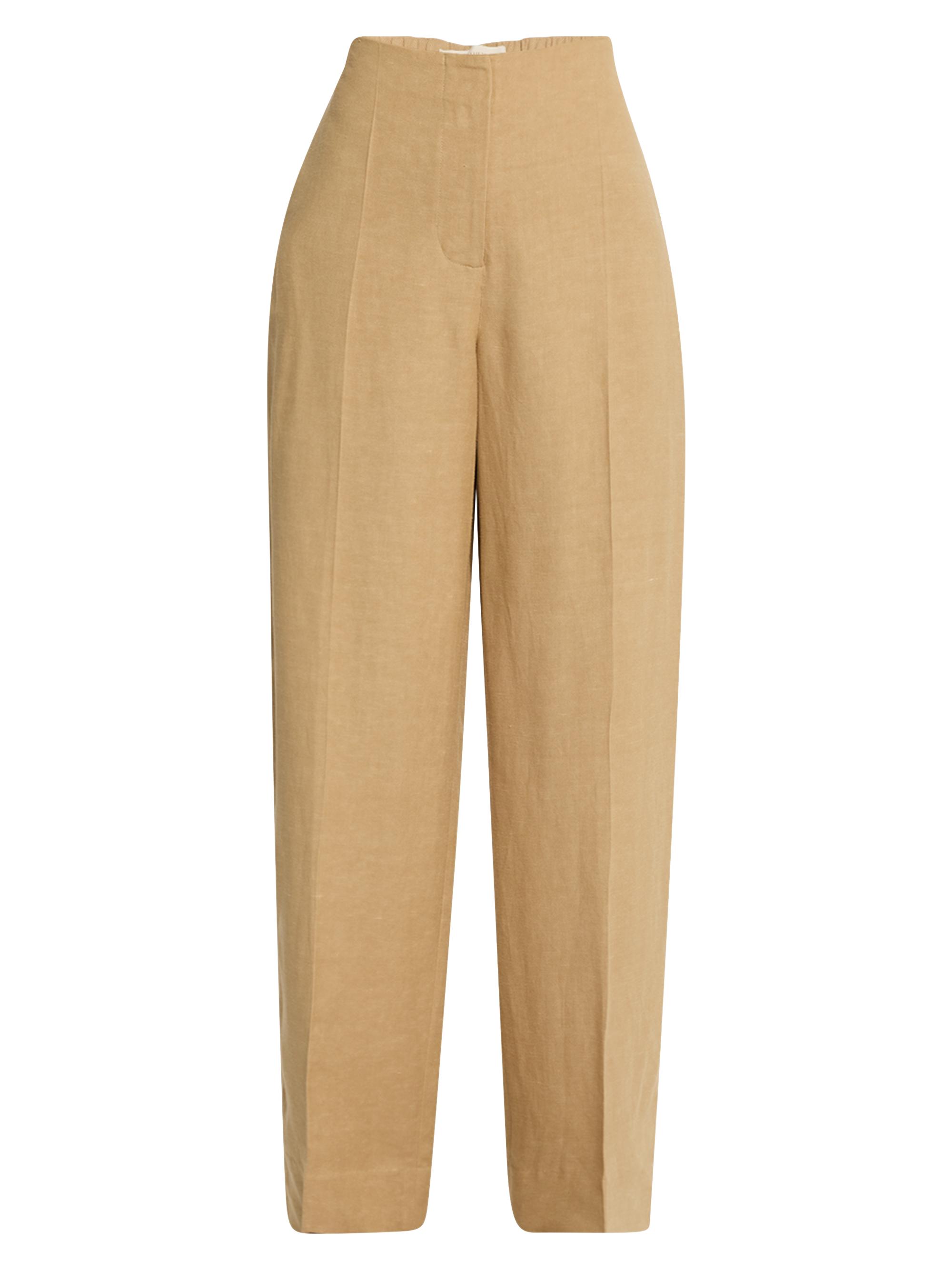 Faithfull the Brand Women's Liliya Straight-Leg Trousers - Light Brown