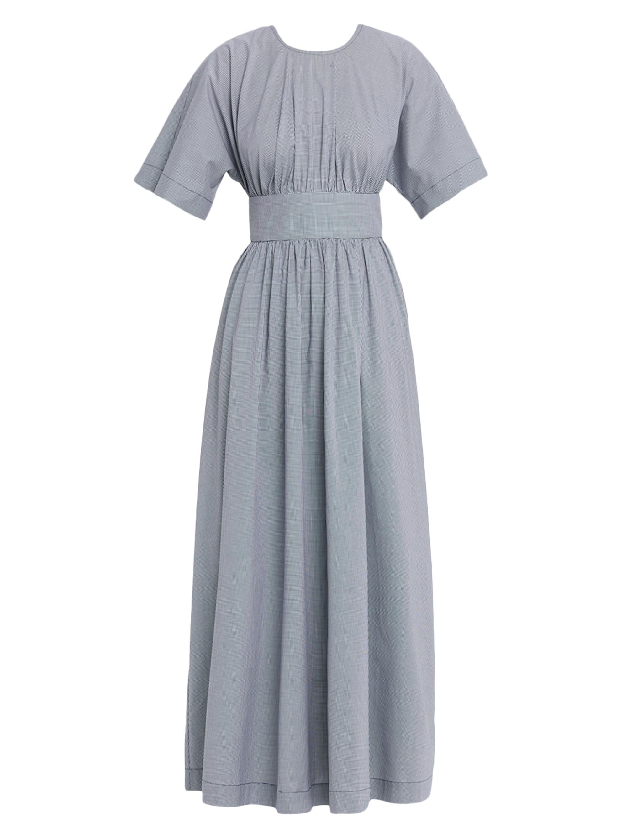 Faithfull the Brand Women's Oda Gingham Maxi Dress - Blue